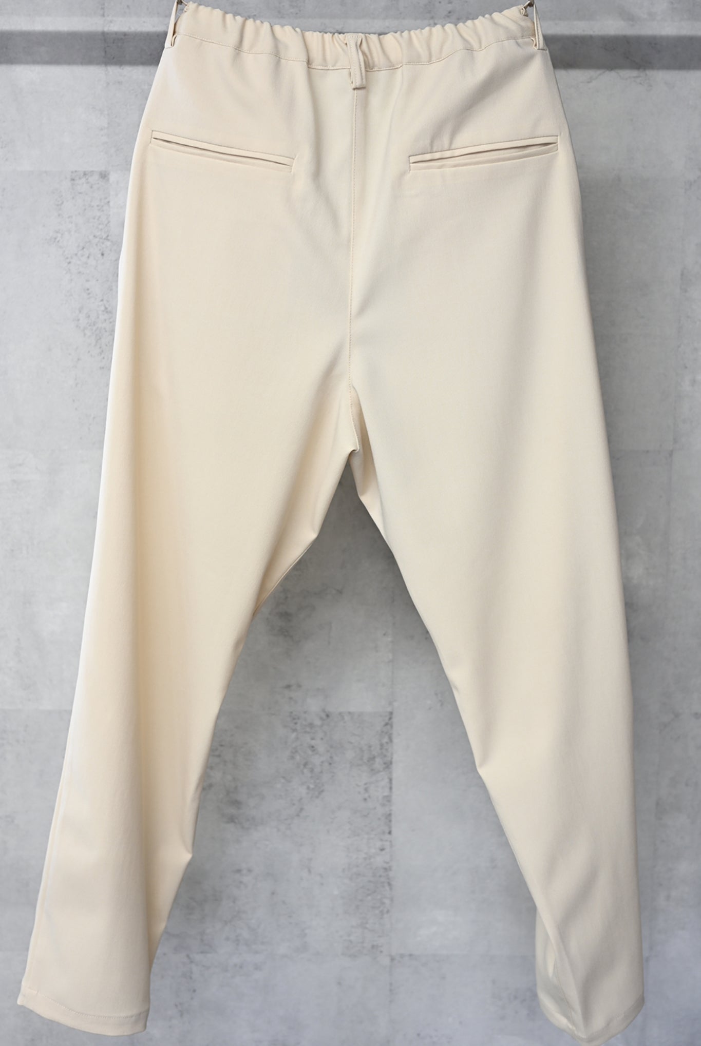 PAT WIDE EASY PANTS (POLY) RC33-ST-036BN WIDE TAPERD ロングパンツ ワイド イージースラックス ストレッチ / BEIGE