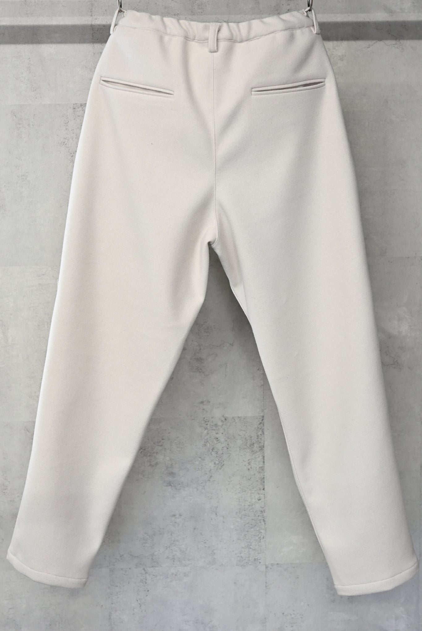 PAT WIDE EASY PANTS (MELTON) RC33-ST-036BN WIDE TAPERD ロングパンツ ワイド イージースラックス 保温 速乾 ストレッチ / OFF WHITE