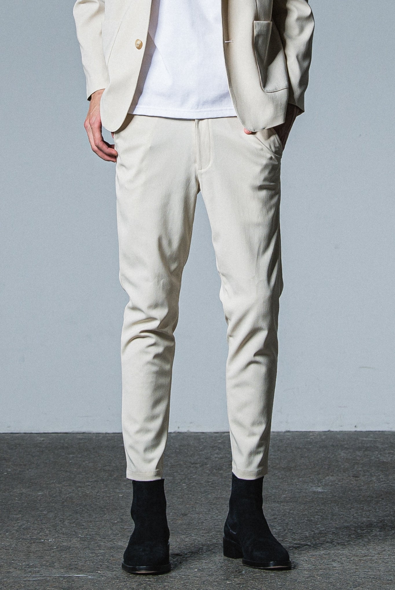 PAT TIGHT EASY PANTS RC33-ST-037BN TIGHT TAPERD ロングパンツ タイト イージースラックス ストレッチ / BEIGE