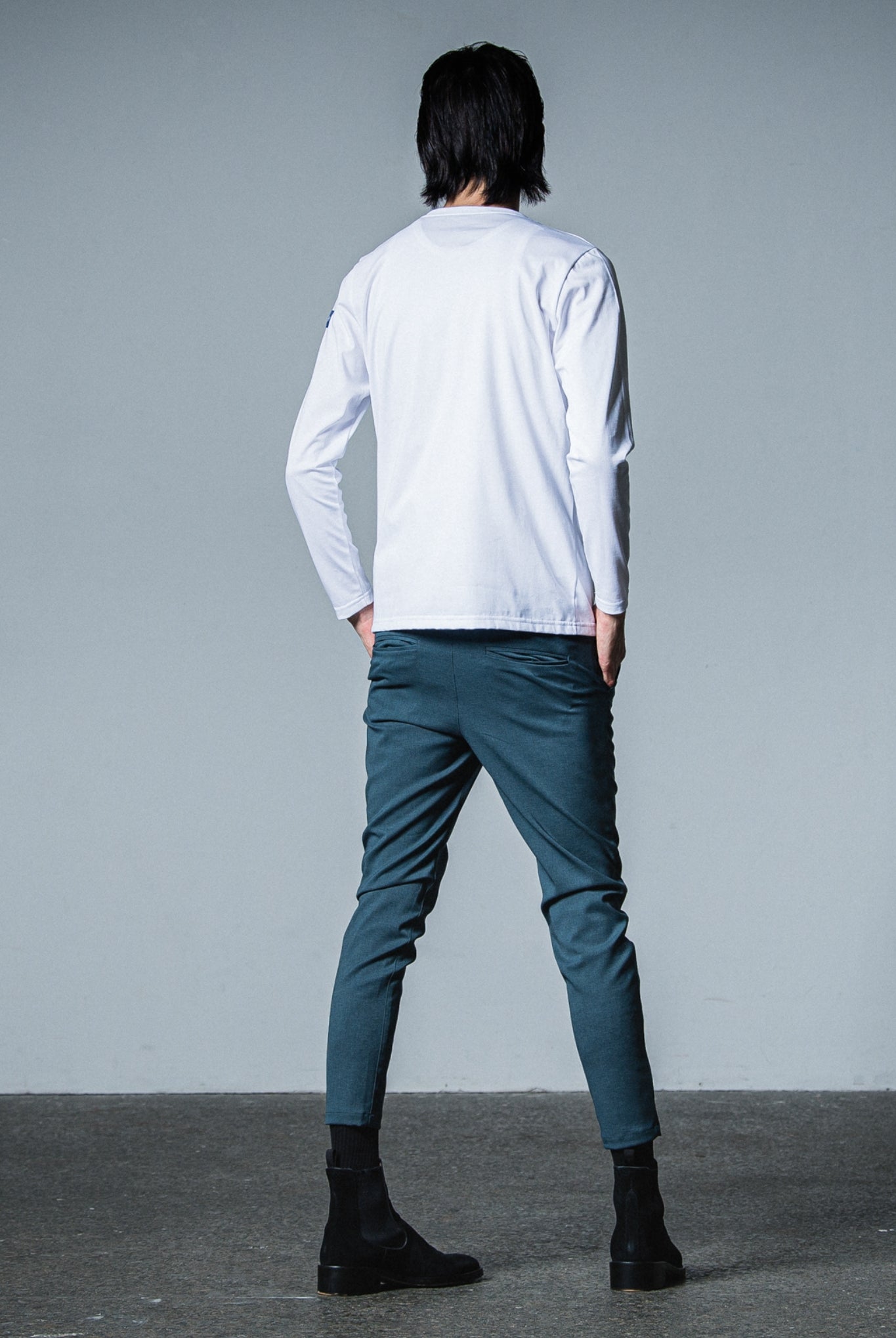 PAT TIGHT EASY PANTS RC33-ST-037BN TIGHT TAPERD ロングパンツ タイト イージースラックス ストレッチ / GREEN