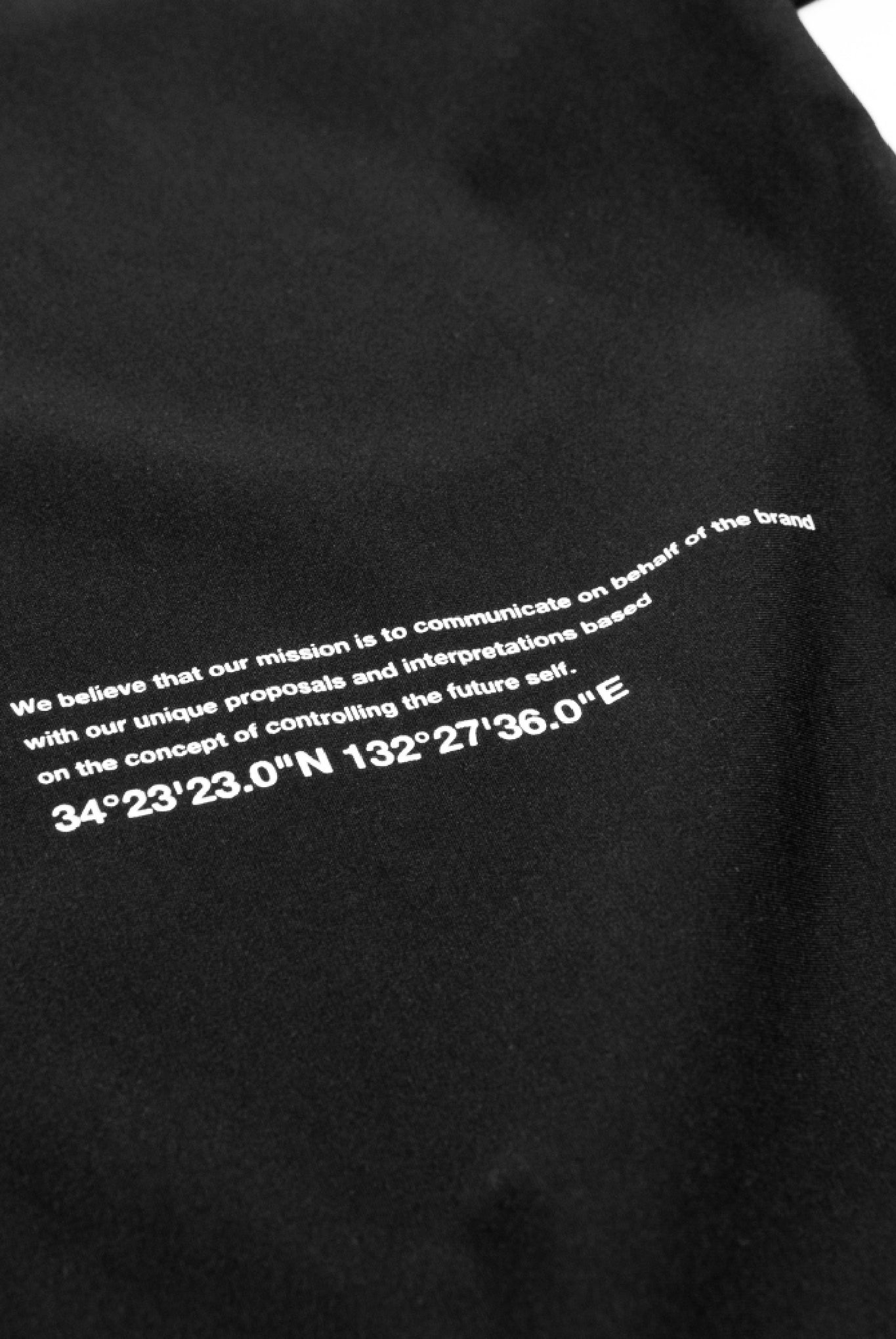 【TRANSIT SQUARE 別注】 longsleave Tee LOOSE FIT RC33-T-004T ロンT 機能素材 / BLACK