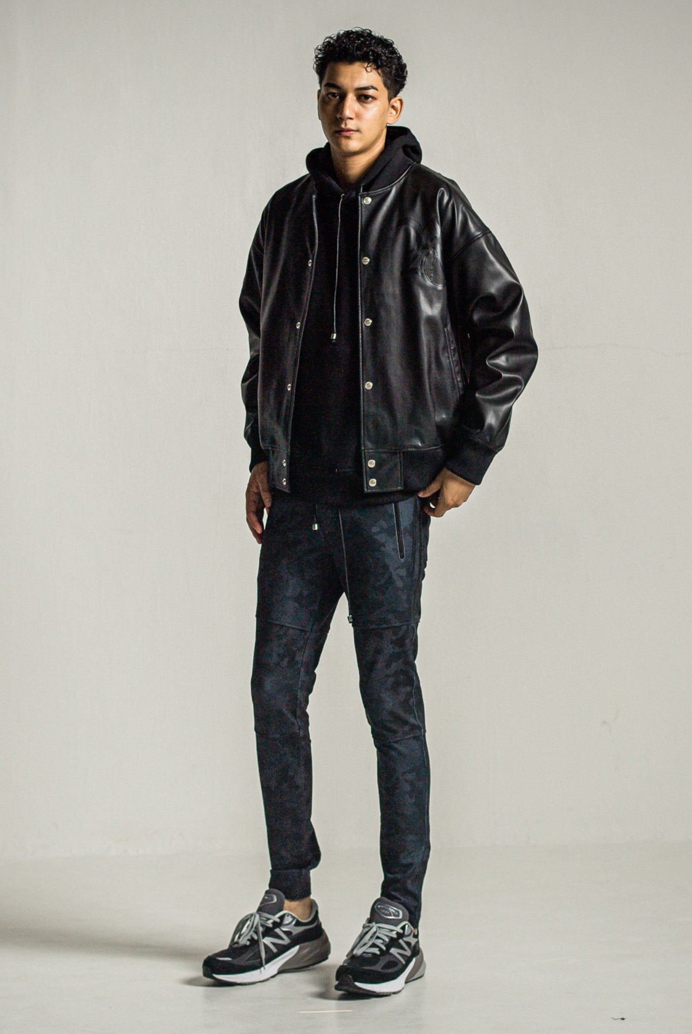 Johnson LINE HEAT PT RC34-ST-009H パンツ スーパータイトテーパード ユニセックス 裏起毛 吸湿 保温 360°ストレッチ ファスナーポケット / BKCAMO