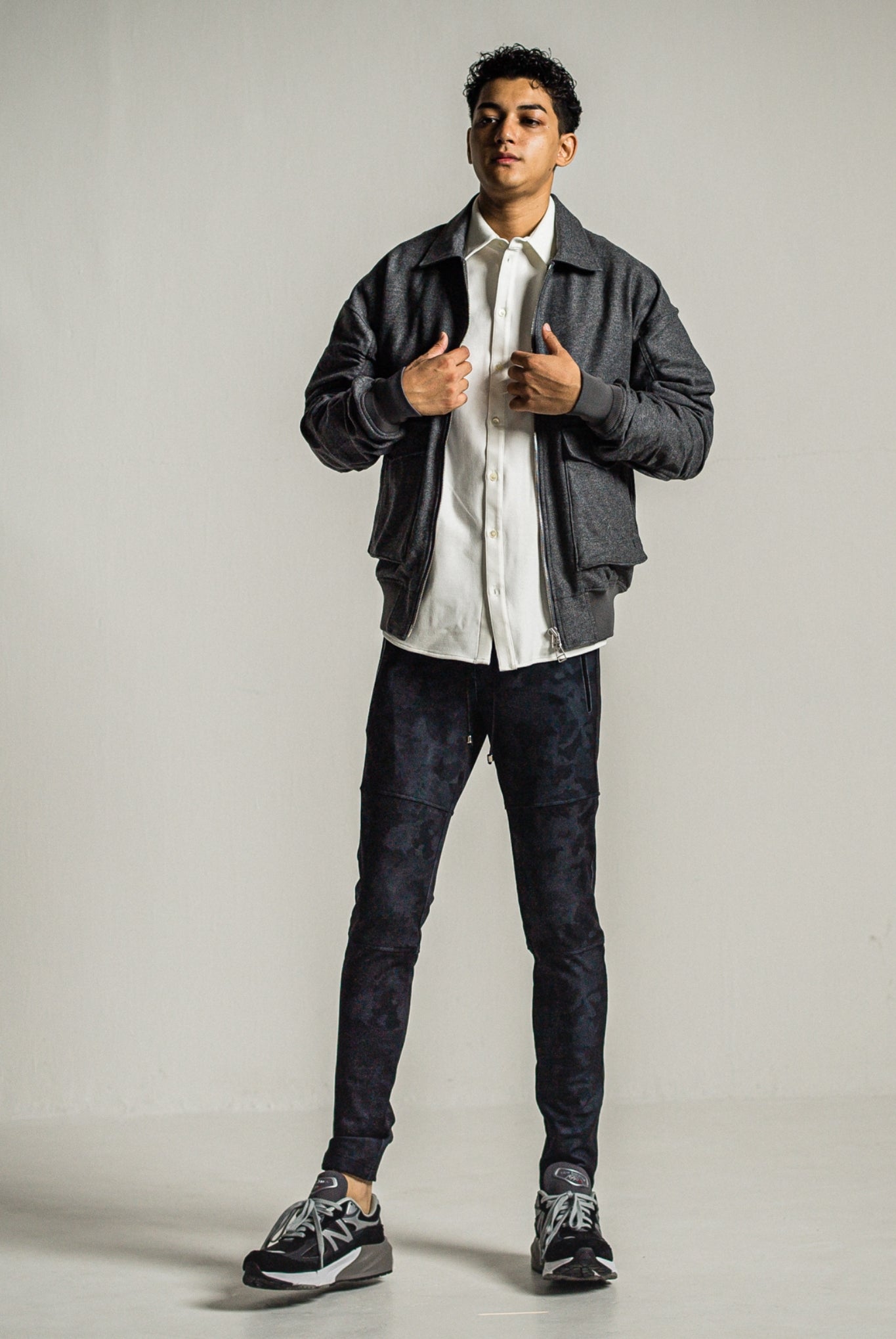 Johnson LINE HEAT PT RC34-ST-009H パンツ スーパータイトテーパード ユニセックス 裏起毛 吸湿 保温 360°ストレッチ ファスナーポケット / BKCAMO