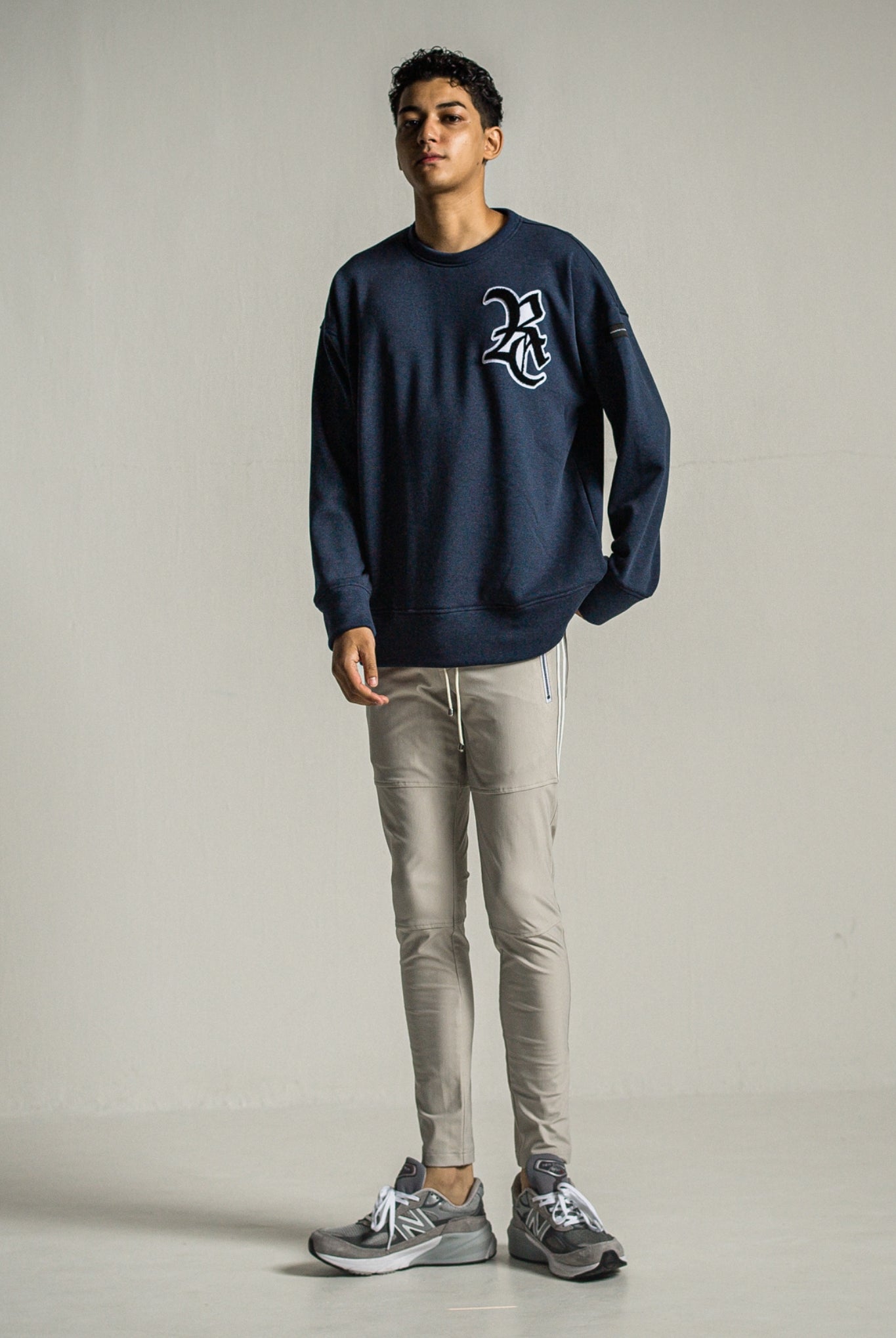 Johnson LINE HEAT PT RC34-ST-009H パンツ スーパータイトテーパード ユニセックス 裏起毛 吸湿 保温 360°ストレッチ ファスナーポケット / GREYWH