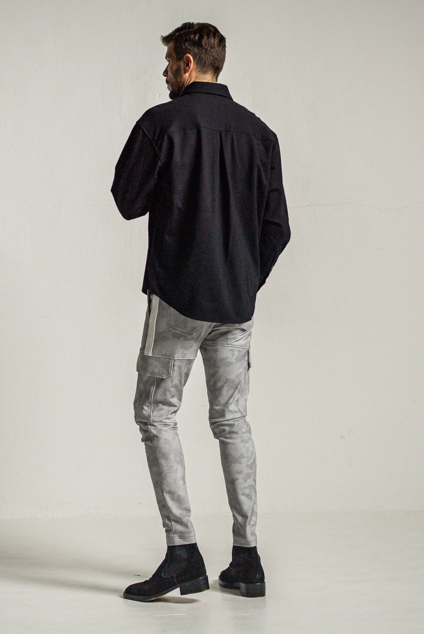 Darrell HEAT cargo PT RC34-ST-010H カーゴパンツ ジョッパーズシルエット 裏起毛 保温 蒸れにくい 360°ストレッチ / GREYCAMO