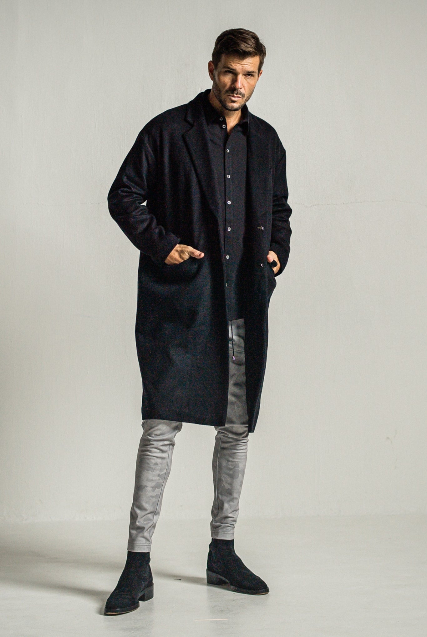 Darrell HEAT cargo PT RC34-ST-010H カーゴパンツ ジョッパーズシルエット 裏起毛 保温 蒸れにくい 360°ストレッチ / GREYCAMO