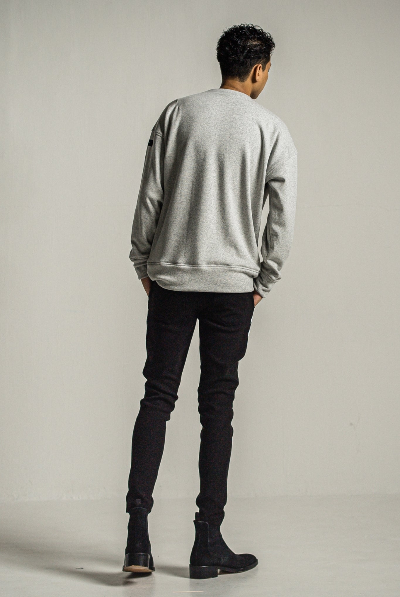 melton EDGE PT RC34-ST-014H イージーパンツ スーパータイトテーパード 裏起毛 防寒 保温 ベルト不要 / BKWH