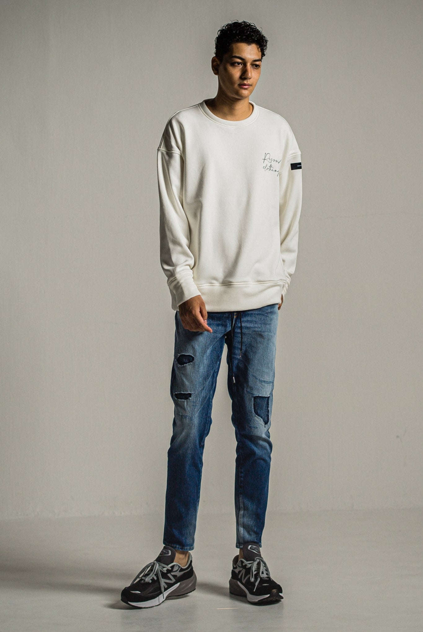 MICK DENIM JERSEY RC34-ST-020 定番 ジャージーンズ テーパード ストレッチ / INDIGO USED