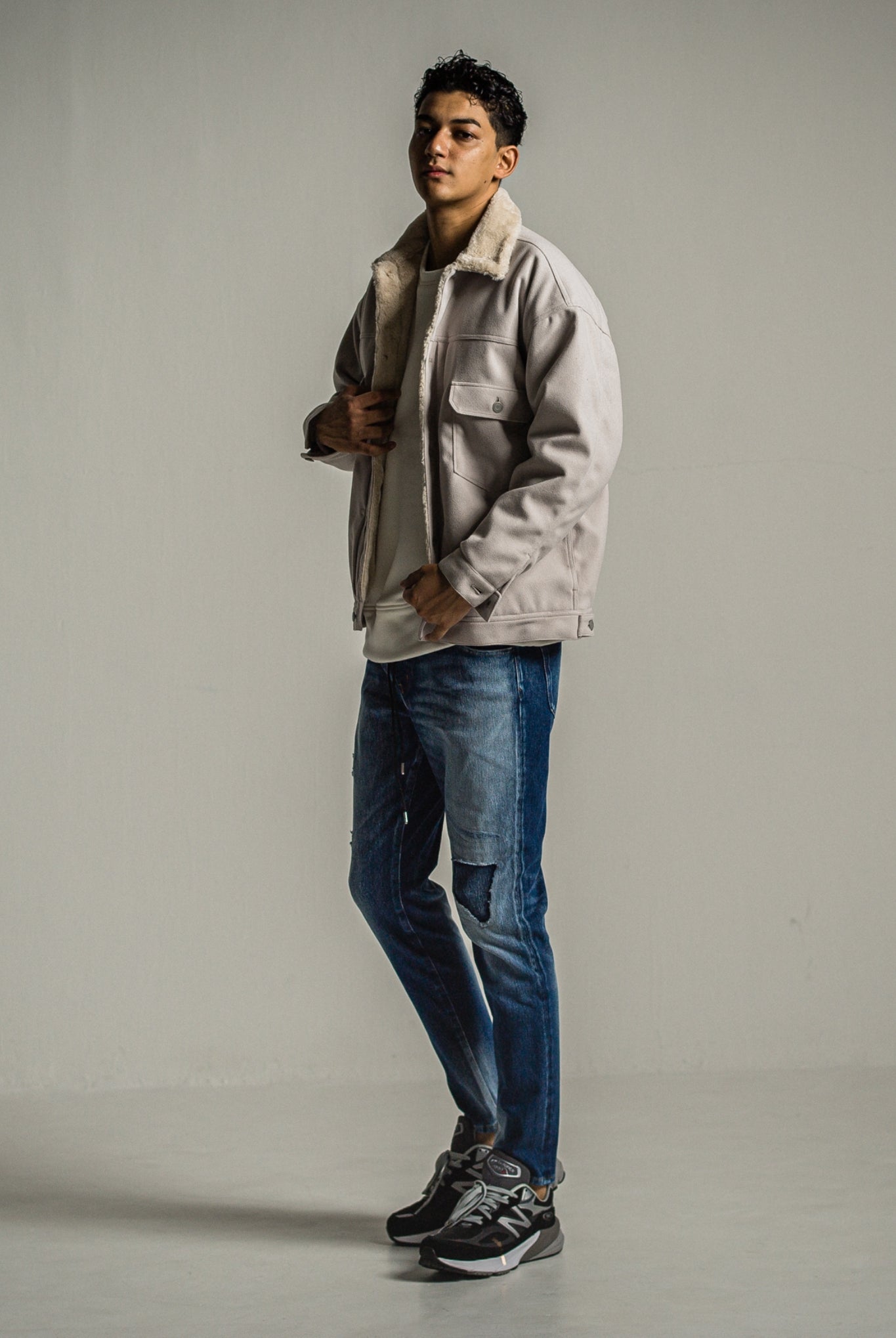 MICK DENIM JERSEY RC34-ST-020 定番 ジャージーンズ テーパード ストレッチ / INDIGO USED