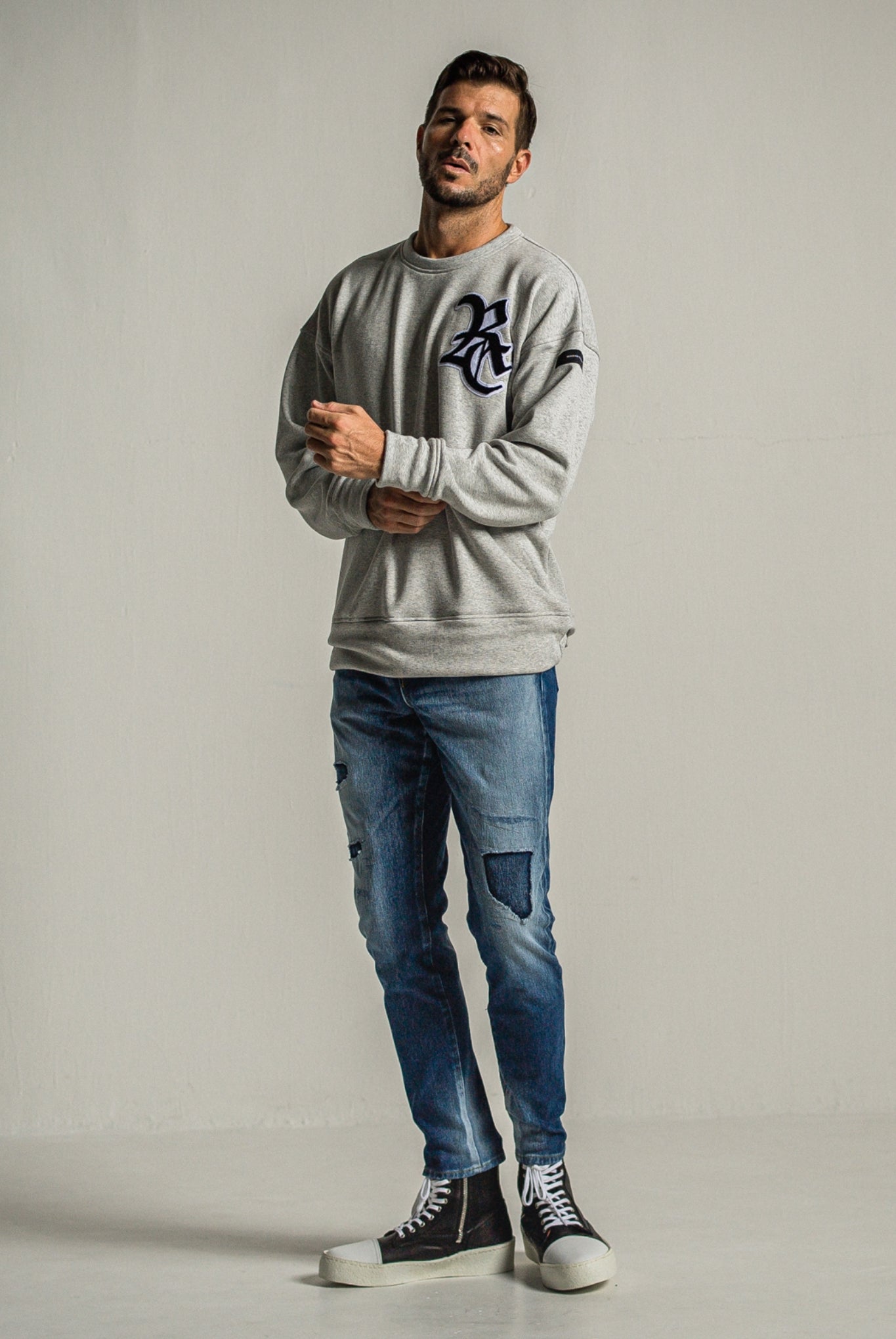 MICK DENIM JERSEY RC34-ST-020 定番 ジャージーンズ テーパード ストレッチ / INDIGO USED