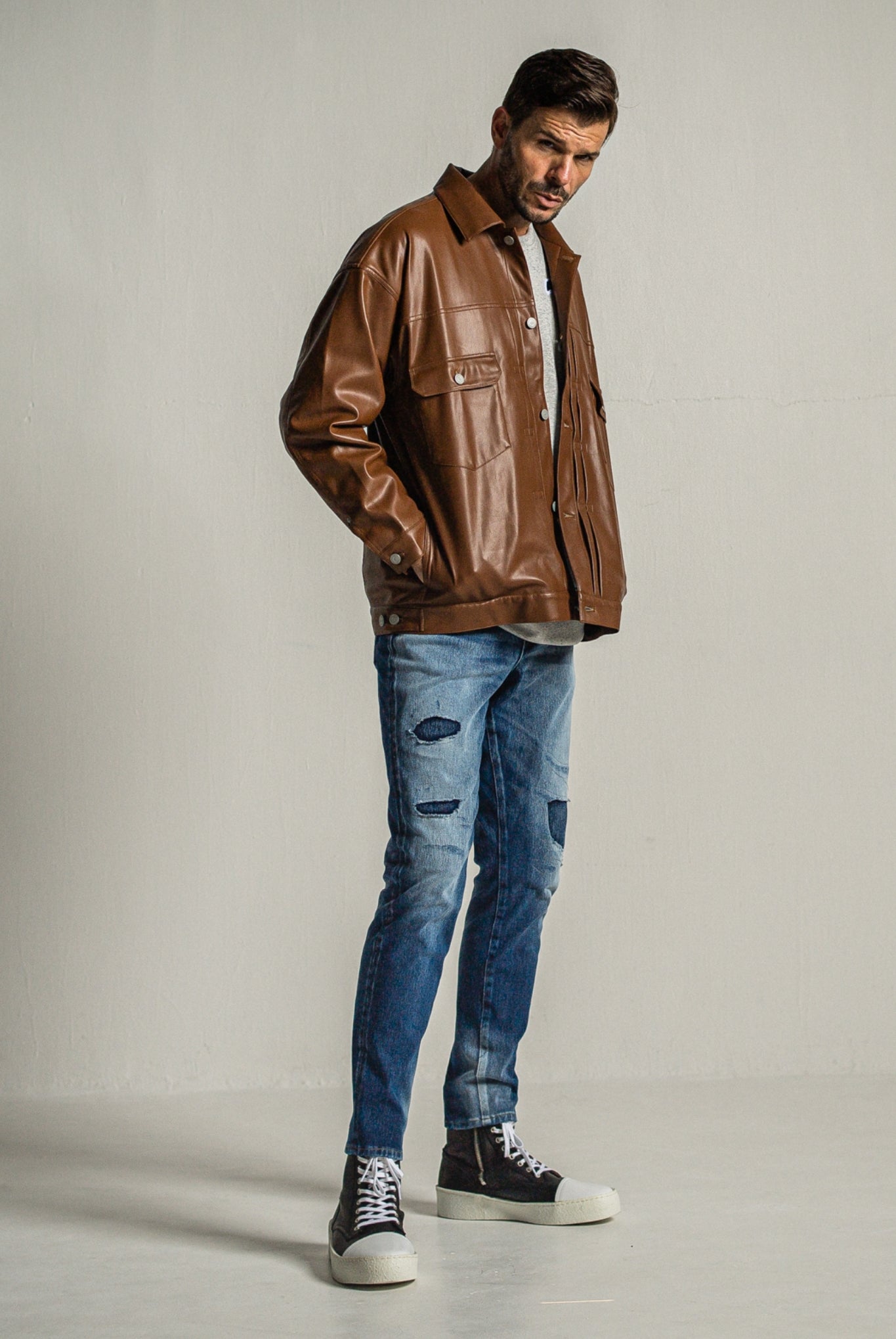 MICK DENIM JERSEY RC34-ST-020 定番 ジャージーンズ テーパード ストレッチ / INDIGO USED