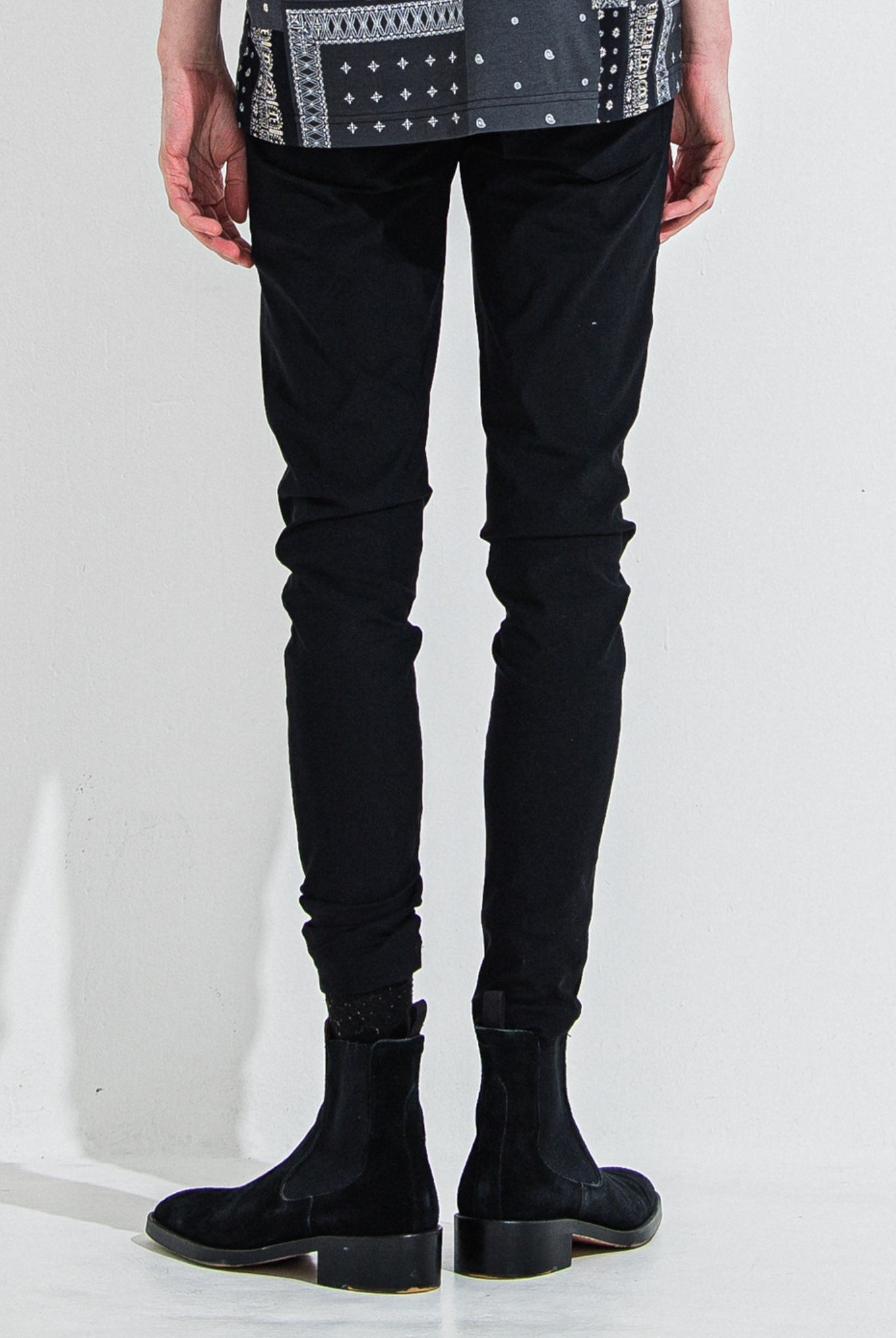 EDGE NYLON PT BASIC-ST-014 イージーパンツ スキニー ストレッチ 速乾性 定番 / NYLONBKBK
