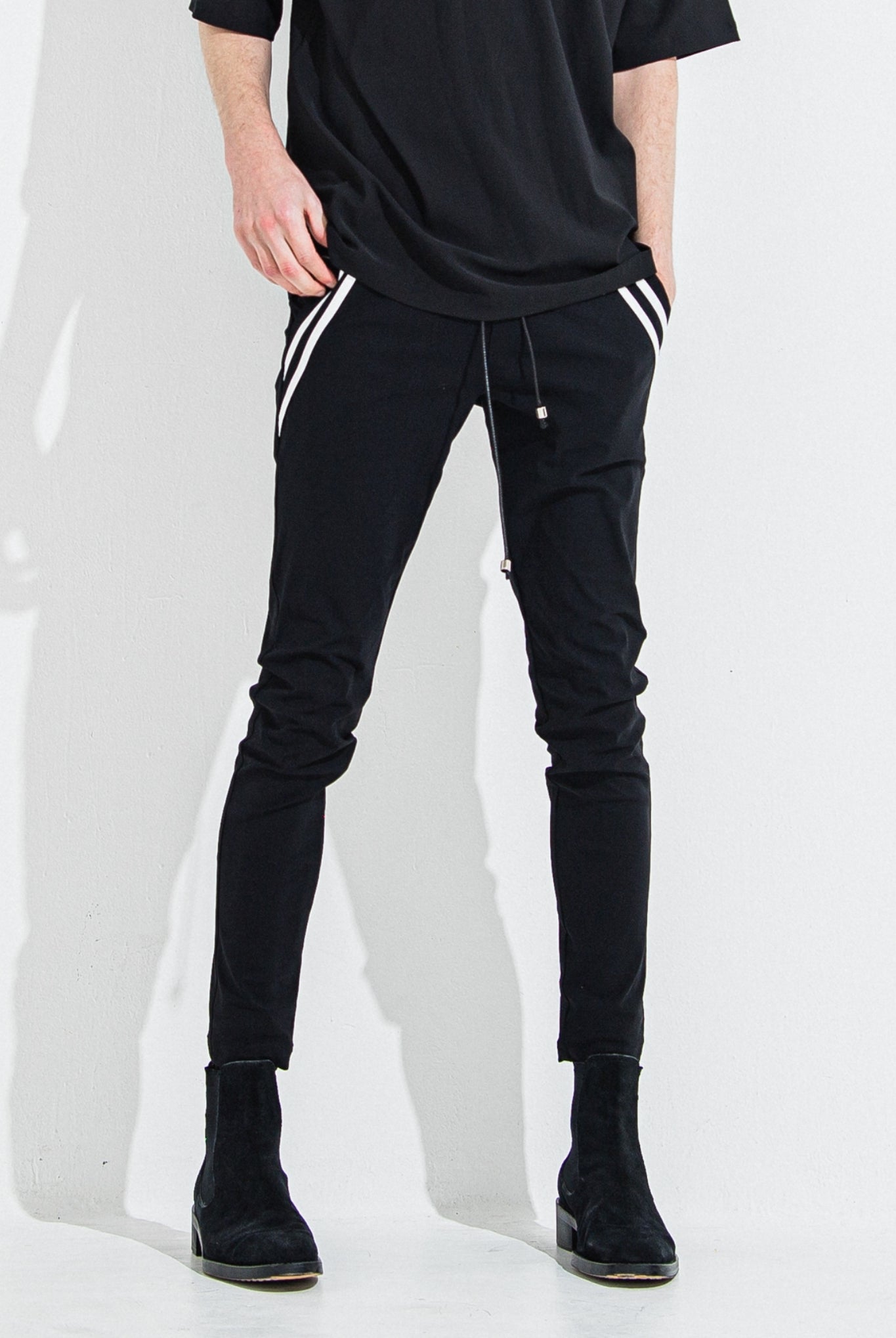 EDGE NYLON PT BASIC-ST-014 イージーパンツ スキニー ストレッチ 速乾性 定番 / NYLONBKWH