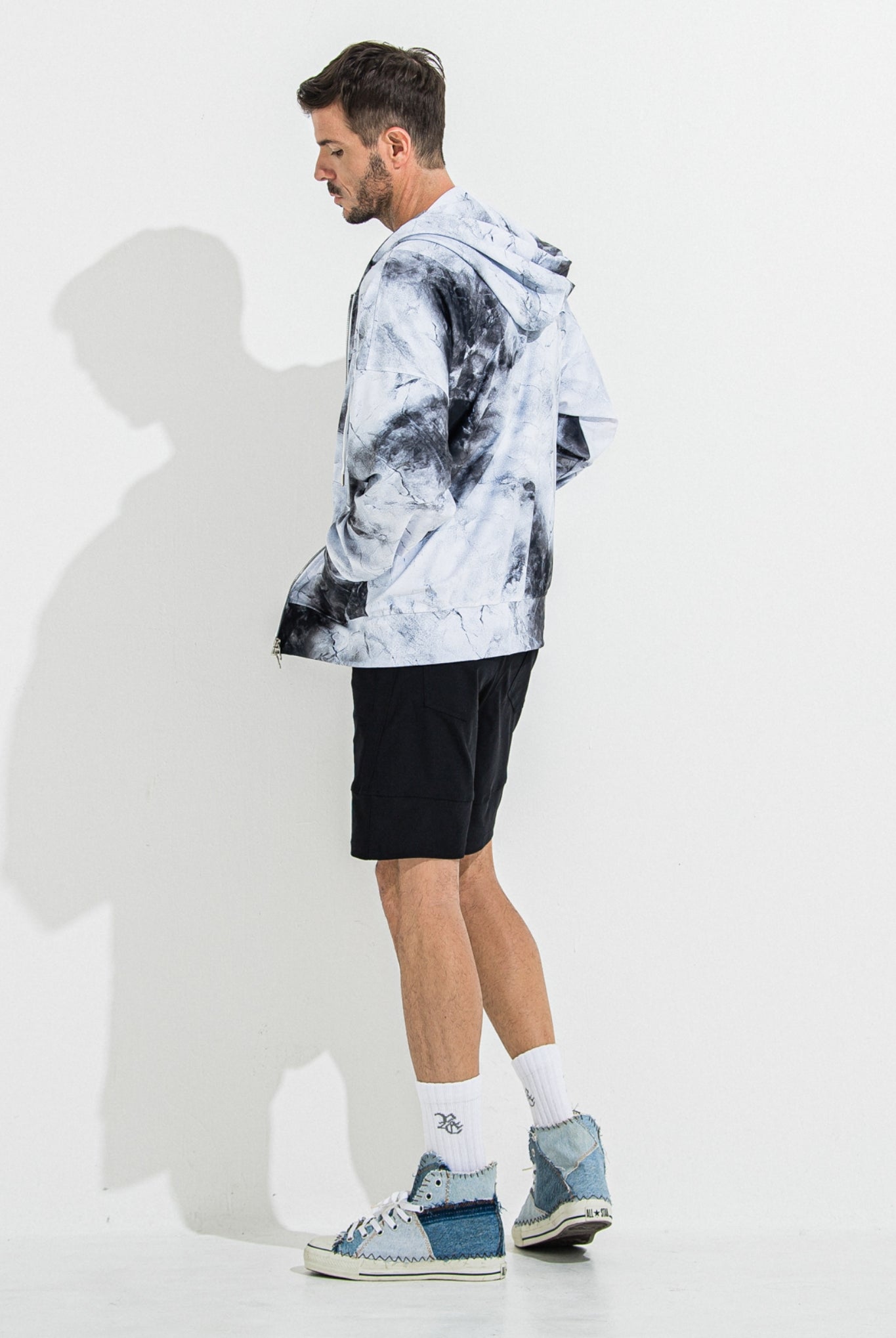 TYLER NYLON SHORTS RC36-HP-002 ショートパンツ 速乾性 ストレッチ しなやかな手触り / BLACK