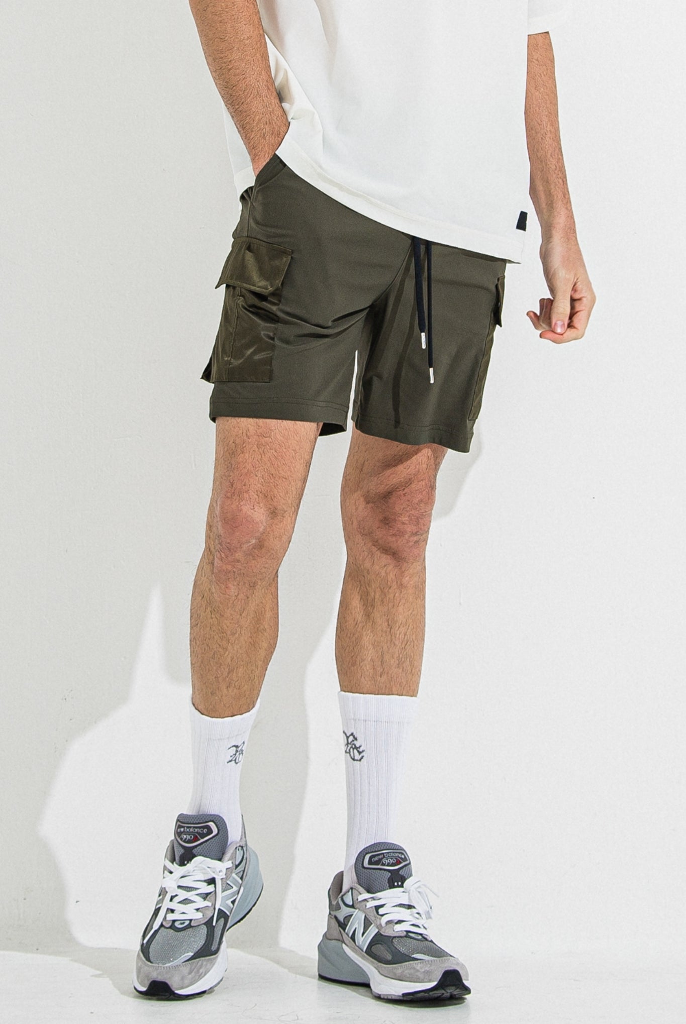 DARRELL CARGO SHORTS RC36-HP-005 ショートパンツ カーゴ 速乾 ストレッチ 軽量 / KHAKI
