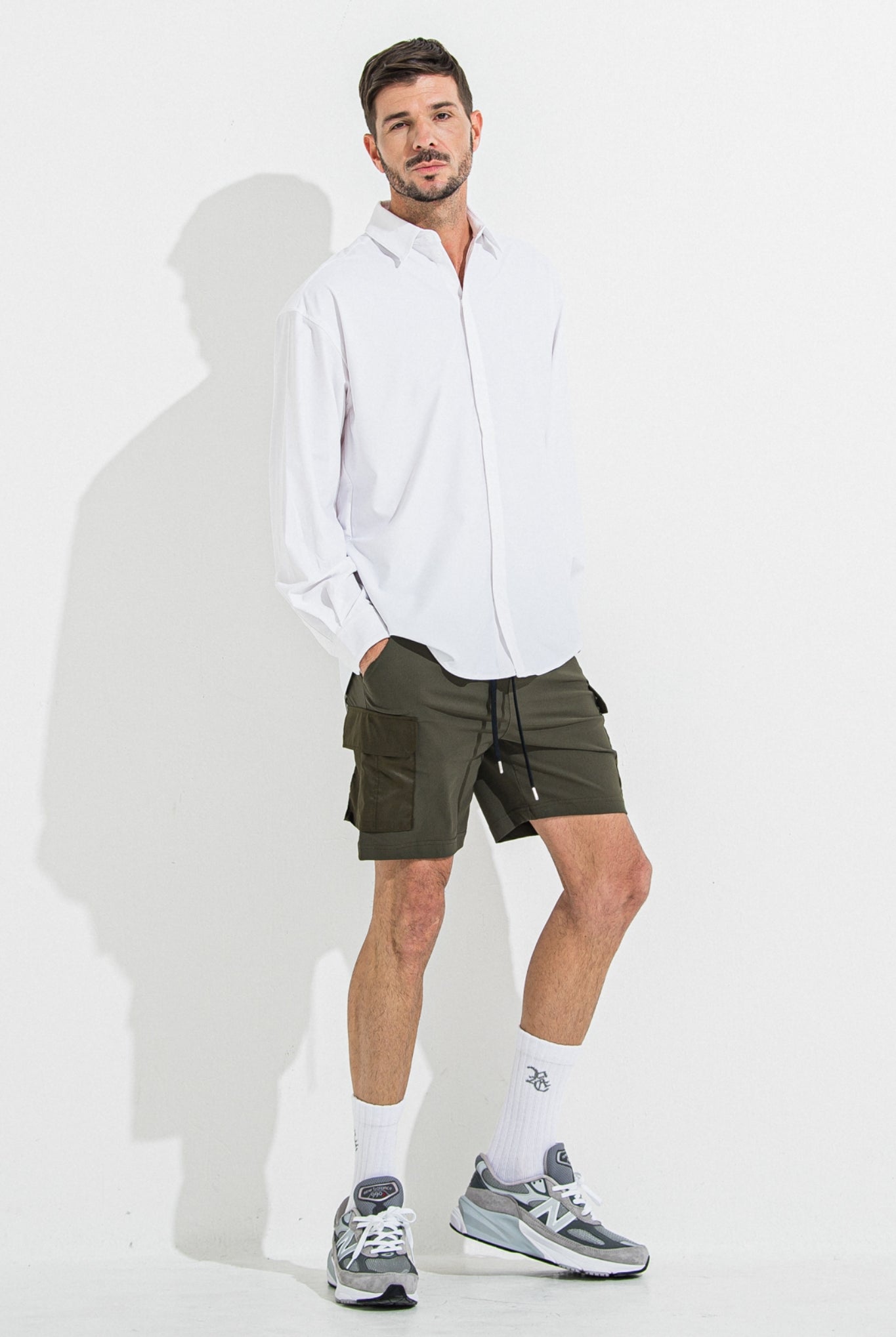 DARRELL CARGO SHORTS RC36-HP-005 ショートパンツ カーゴ 速乾 ストレッチ 軽量 / KHAKI