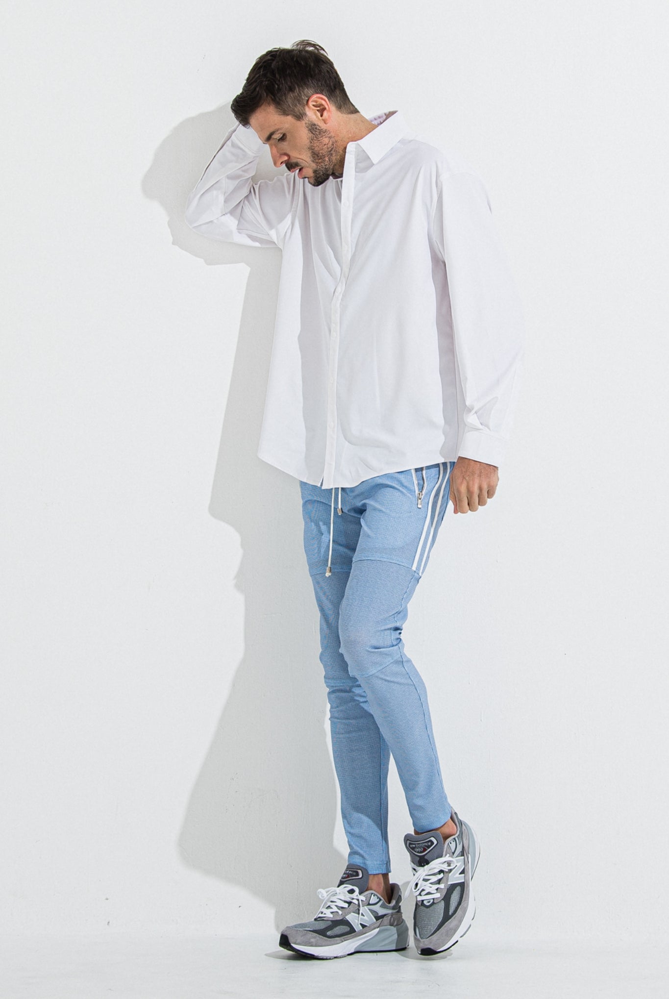 RUSH JACK SHIRTS RC36-SH-001 シャツ ラッシュガード スナップボタン UVカット ストレッチ 速乾 / WHITE