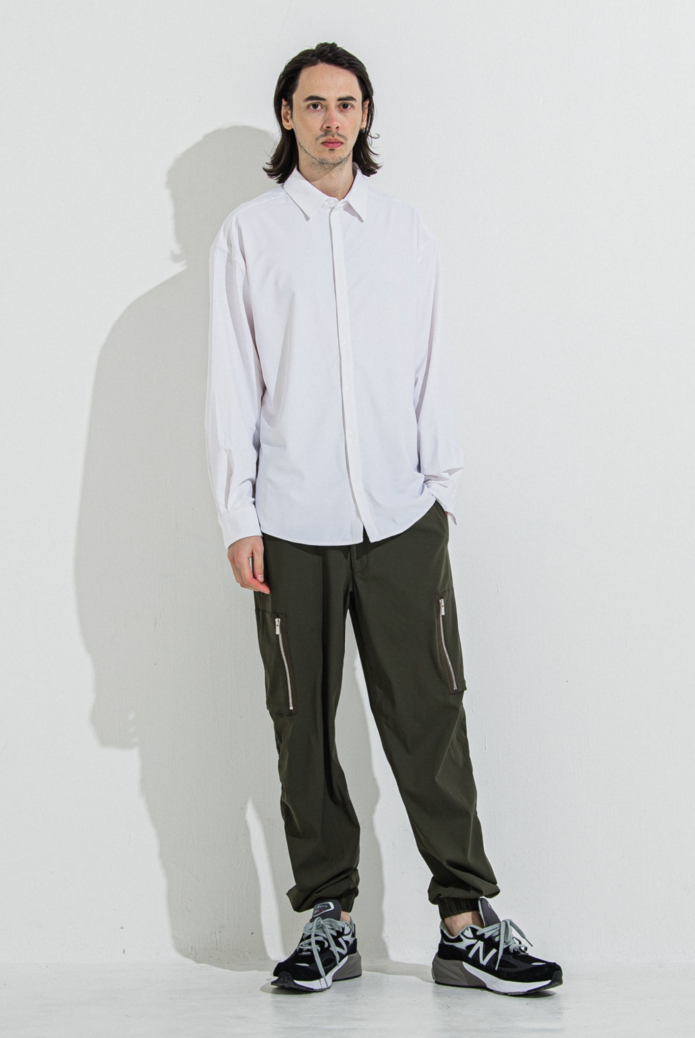 RUSH JACK SHIRTS RC36-SH-001 シャツ ラッシュガード スナップボタン UVカット ストレッチ 速乾 / WHITE