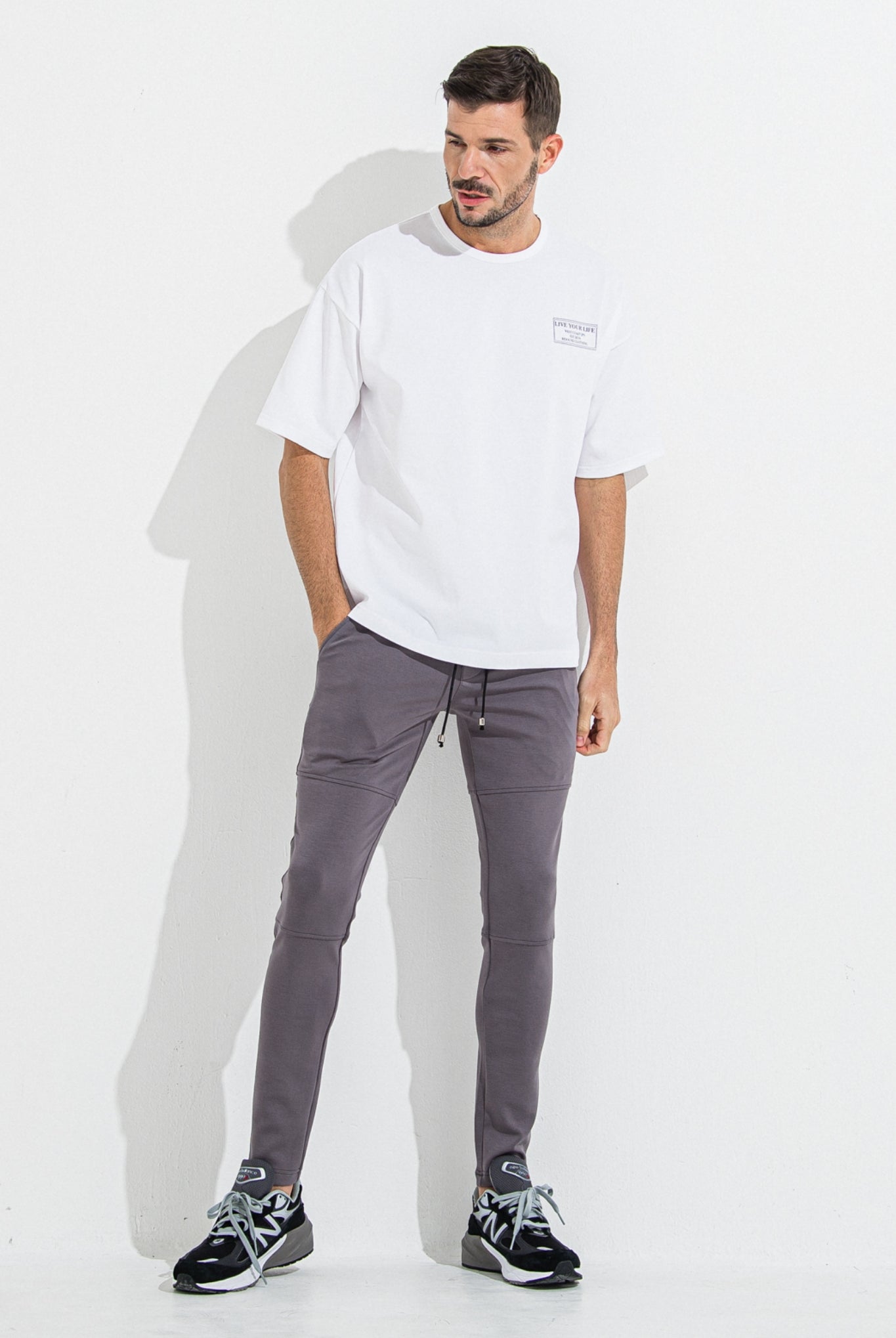 SLASH PT RC36-ST-012 イージーパンツ スキニー 速乾性 肌触り抜群 / GREY