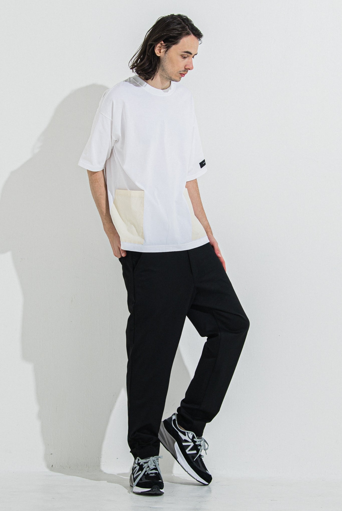 PAT WIDE EASY PANTS RC36-ST-036BN イージーパンツ スラックス 温度調節 ストレッチ / BLACK