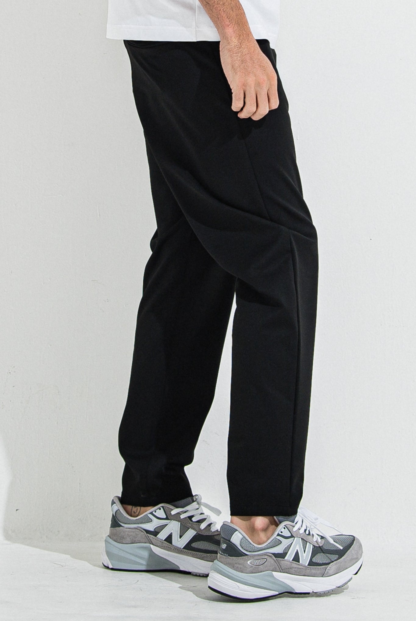 PAT WIDE EASY PANTS RC36-ST-036BN イージーパンツ スラックス 温度調節 ストレッチ / BLACK