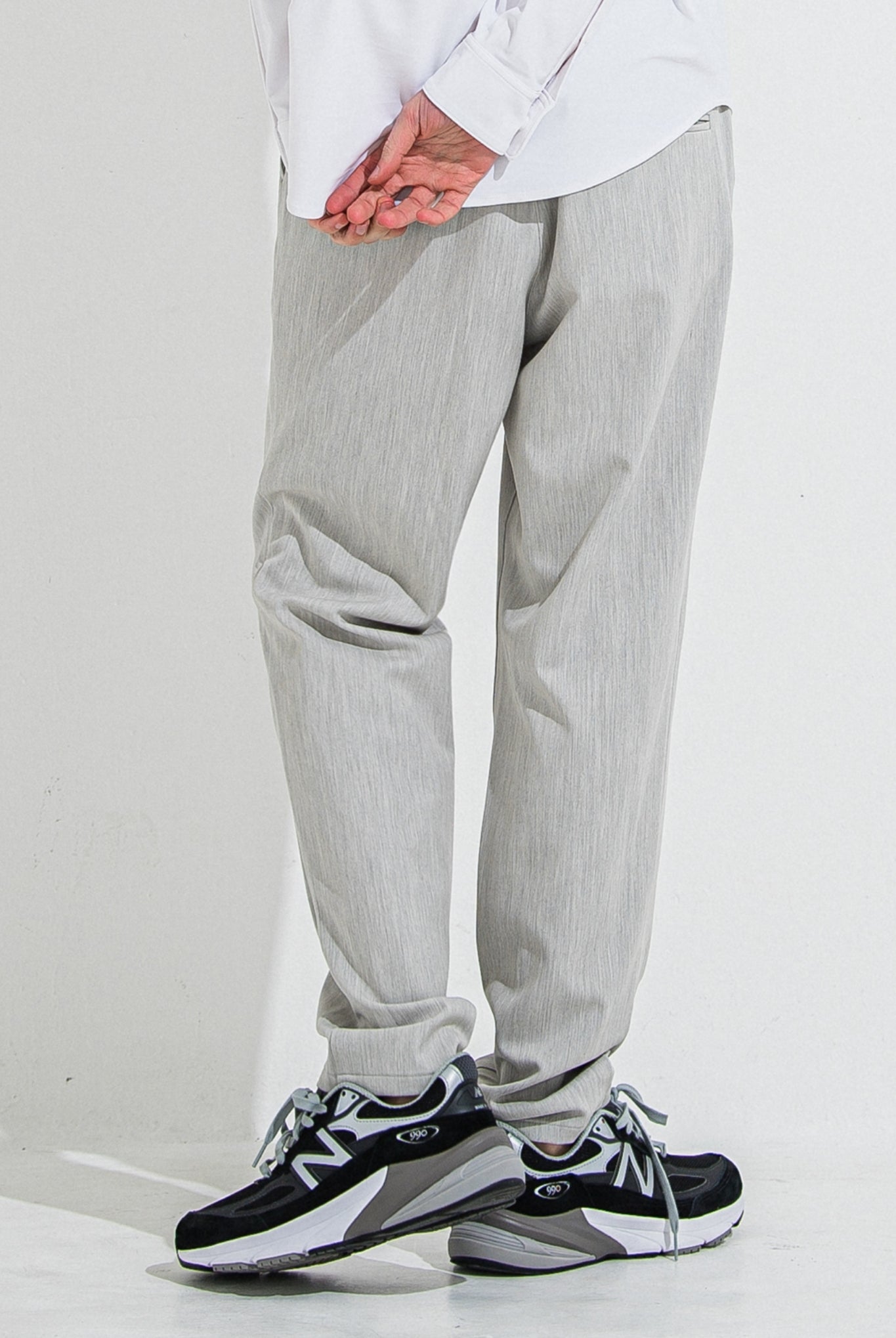 PAT WIDE EASY PANTS RC36-ST-036BN イージーパンツ スラックス 温度調節 ストレッチ / GREY