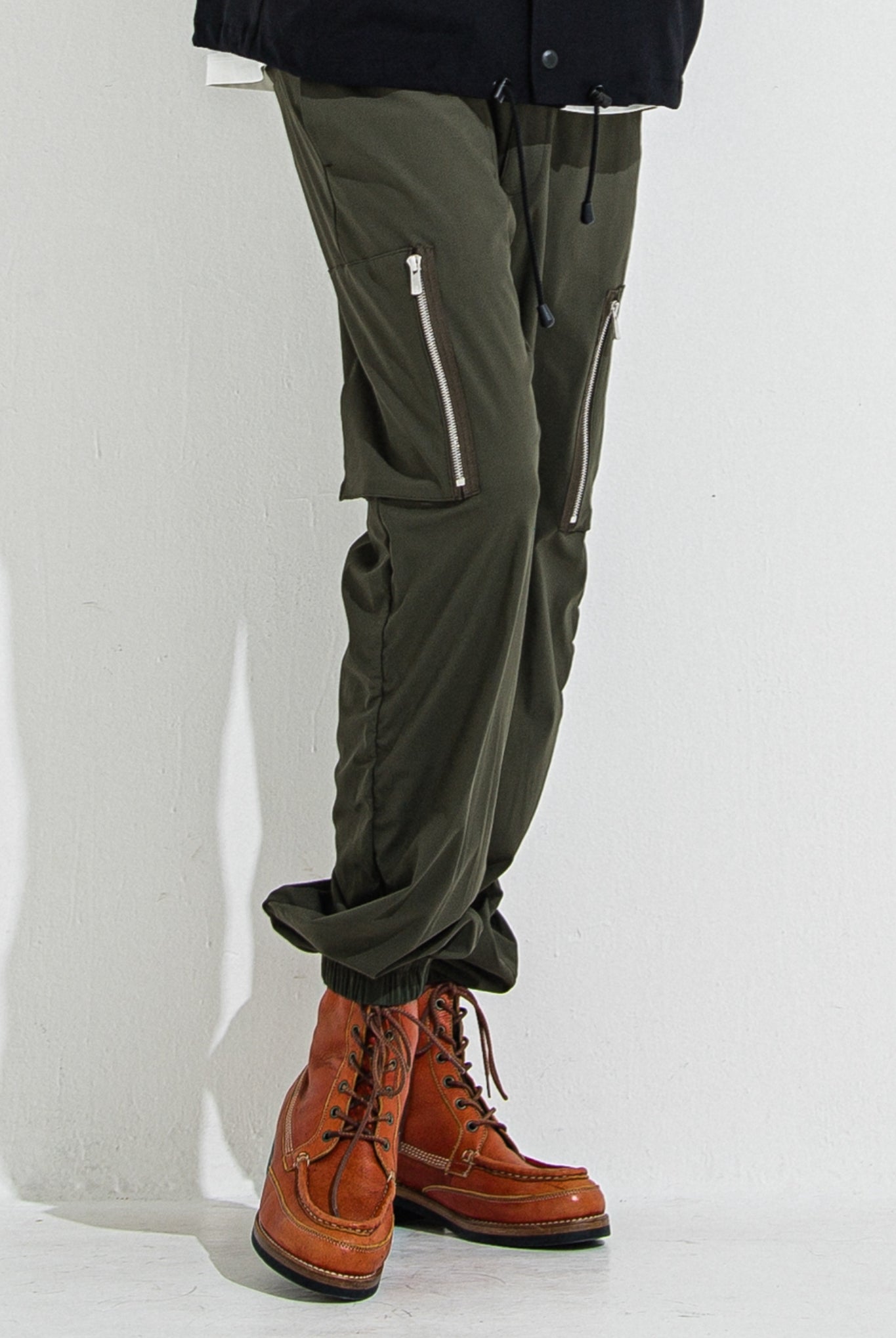 DAVID NYLON CARGO PANTS RC36-ST-040 カーゴパンツ イージーパンツ 速乾性 ストレッチ / KHAKI