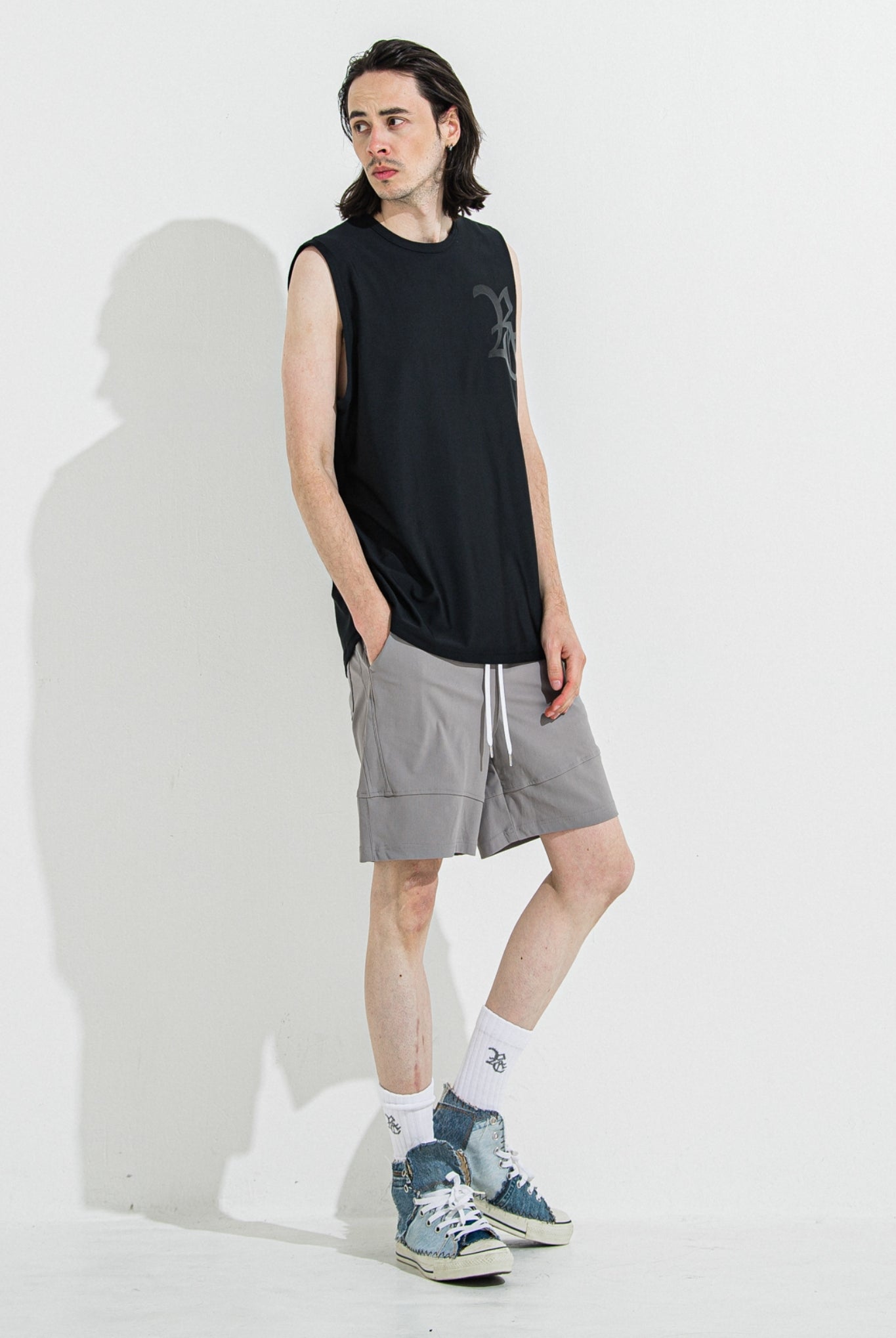 RUSH OVER NO SLEEVE RC36-T-010 ノースリーブ 吸湿発散 / RCBLACK