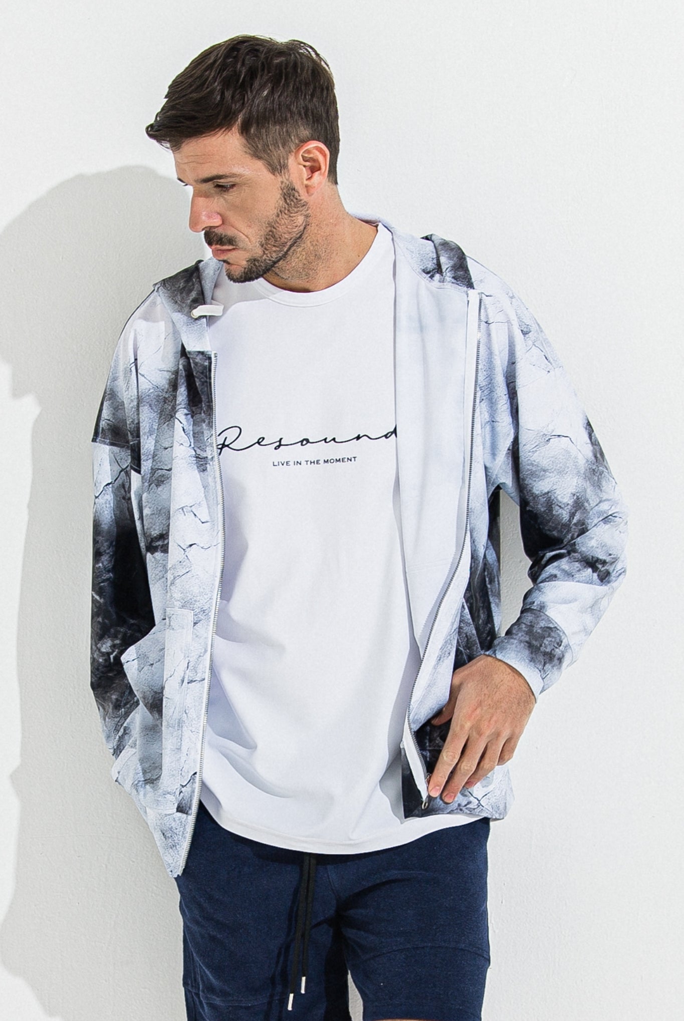 RUSH OVER NO SLEEVE RC36-T-010 ノースリーブ 吸湿発散 / ID WHITE