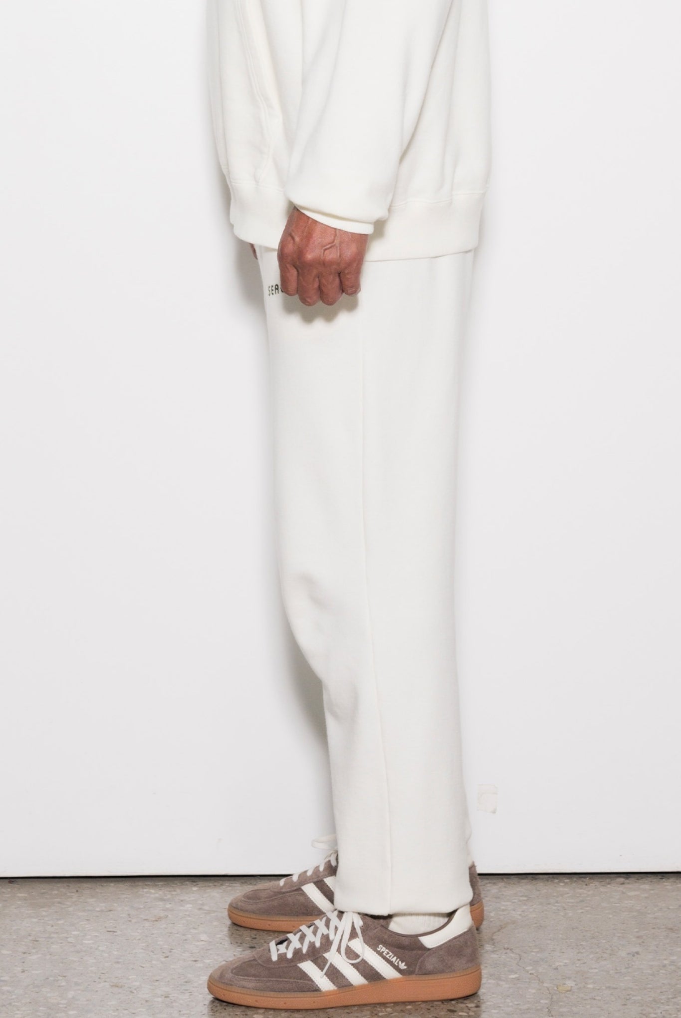 REGULAR FIT TRACK PANTS MSEA24A5132-S スウェットパンツ オーガニックコットン 100% 裏毛 オールシーズン セットアップ 日本製 / D.GREEN