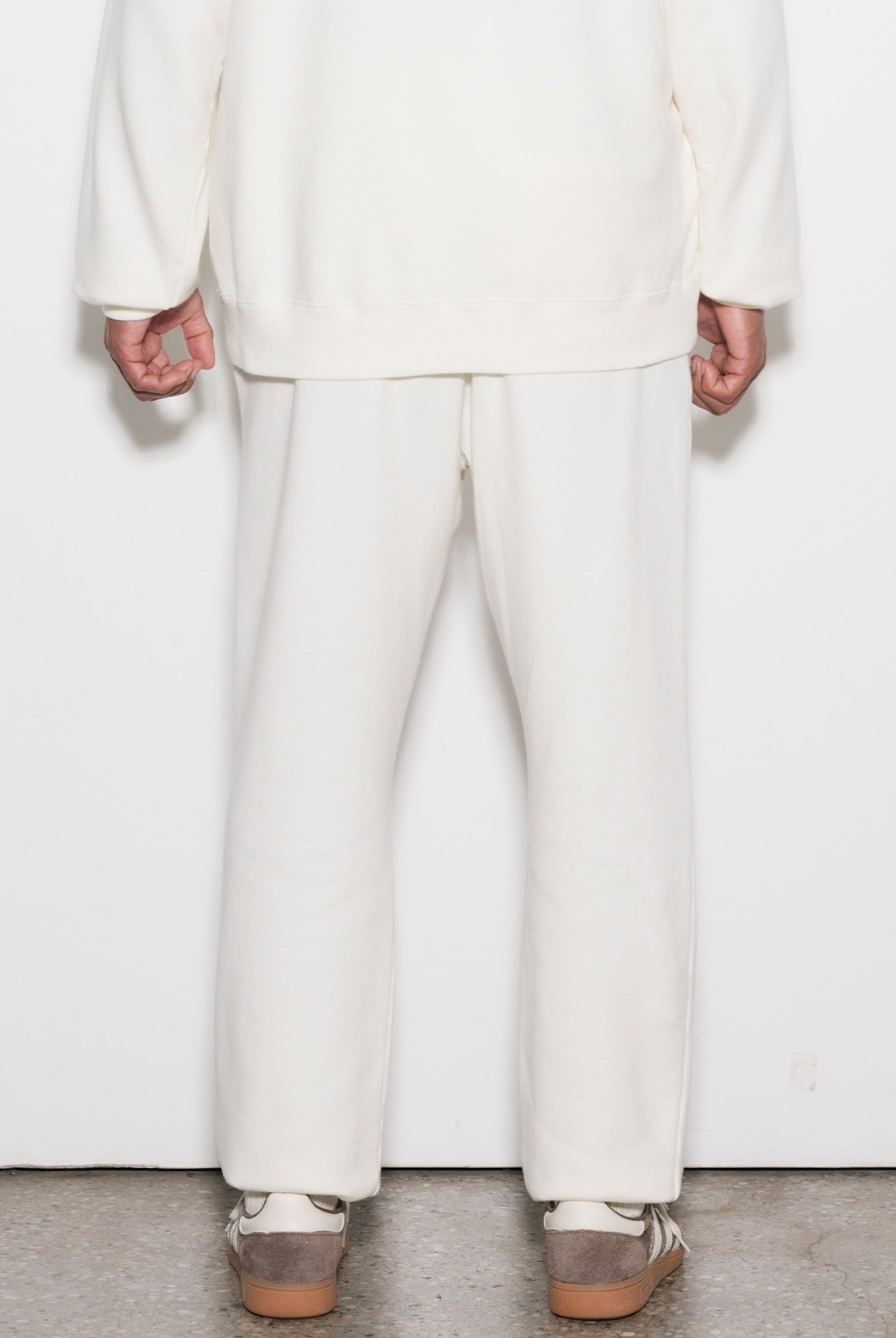 REGULAR FIT TRACK PANTS MSEA24A5132-S スウェットパンツ オーガニックコットン 100% 裏毛 オールシーズン セットアップ 日本製 / D.GREEN