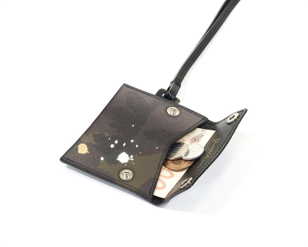 GENTIL BANDIT ジャンティバンティ ネックスマートウォレット カーキカモ