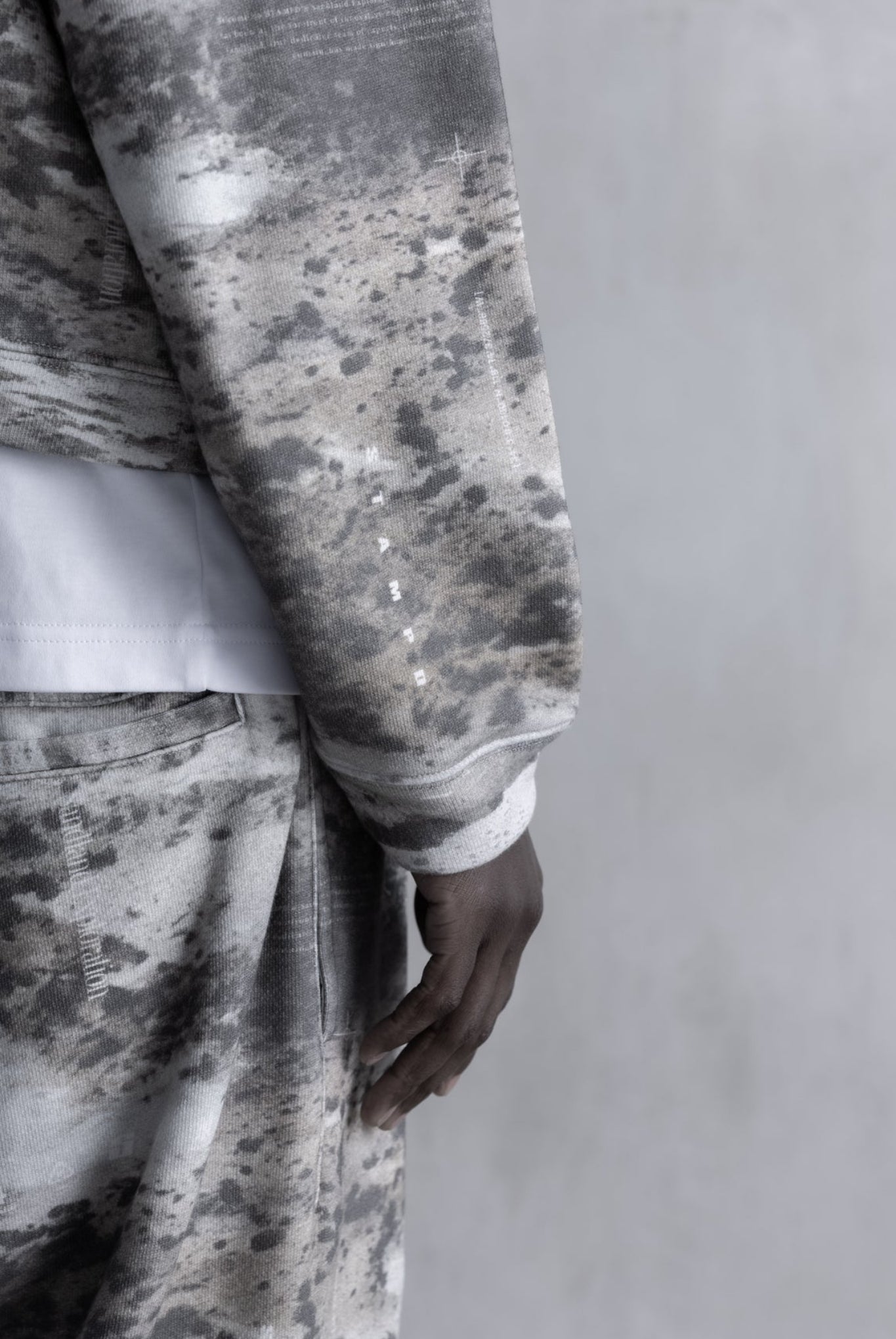 Sandland Camo Cropped Hoodie SLA-M3539HD フーディー 中厚手 なめらか 吸湿 吸水 セットアップ / Sandlands Camo Print