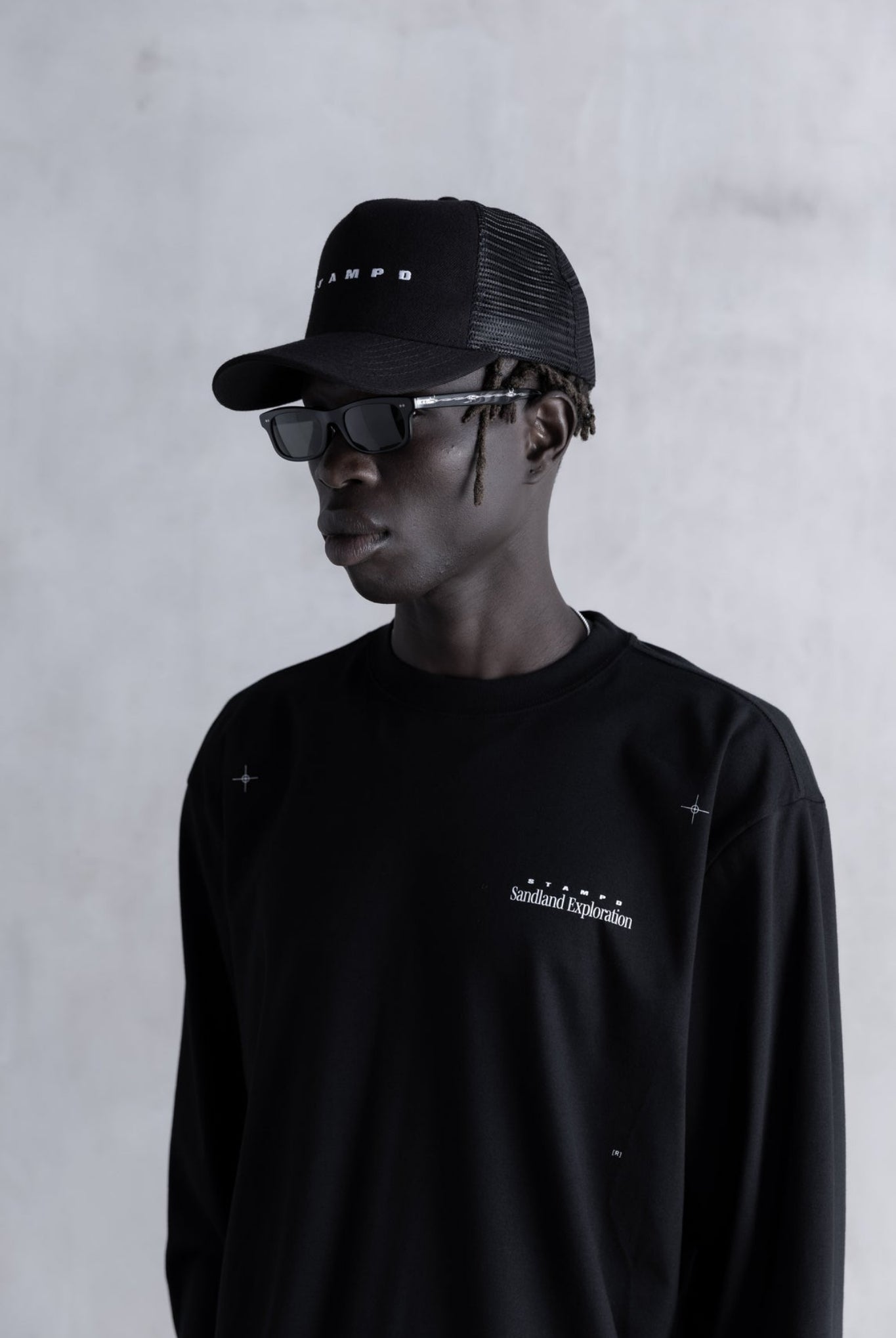 Sandlands LS Relaxed TEE SLA-M3560LT ロンT コットン / Black