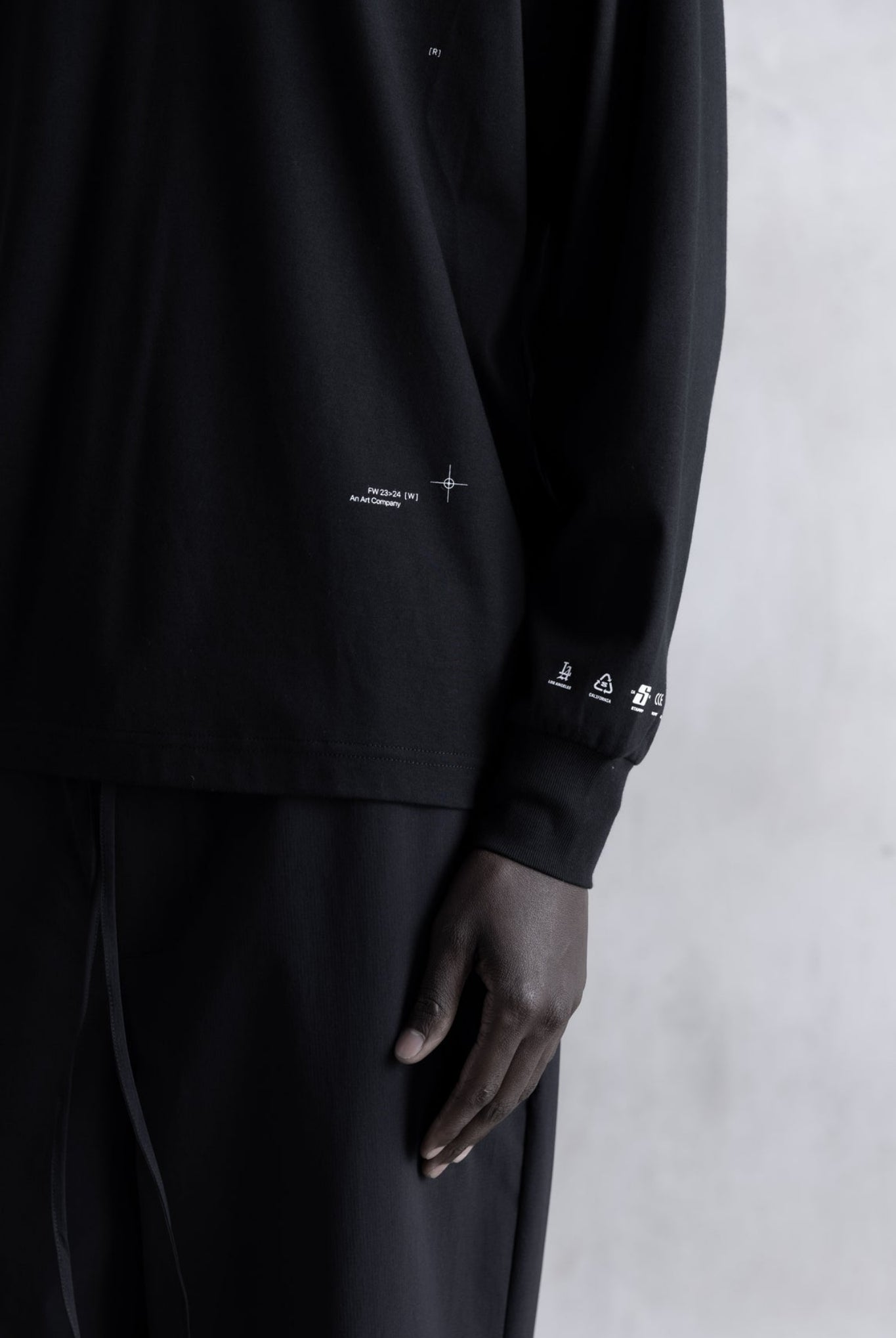 Sandlands LS Relaxed TEE SLA-M3560LT ロンT コットン / Black