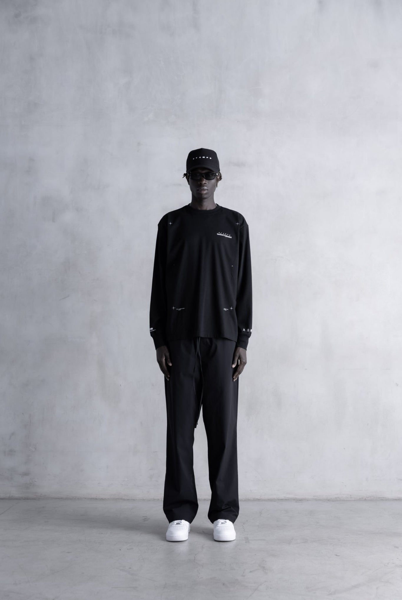 Sandlands LS Relaxed TEE SLA-M3560LT ロンT コットン / Black