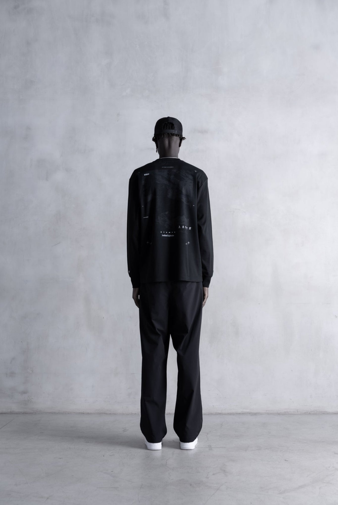 Sandlands LS Relaxed TEE SLA-M3560LT ロンT コットン / Black