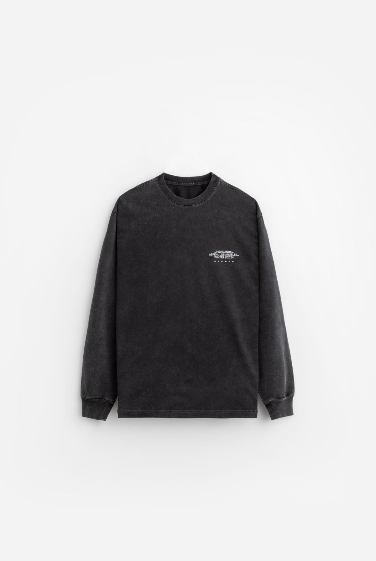 STAMPD | スタンプド ロンT 長袖 Tシャツ クルーネック ブラック 