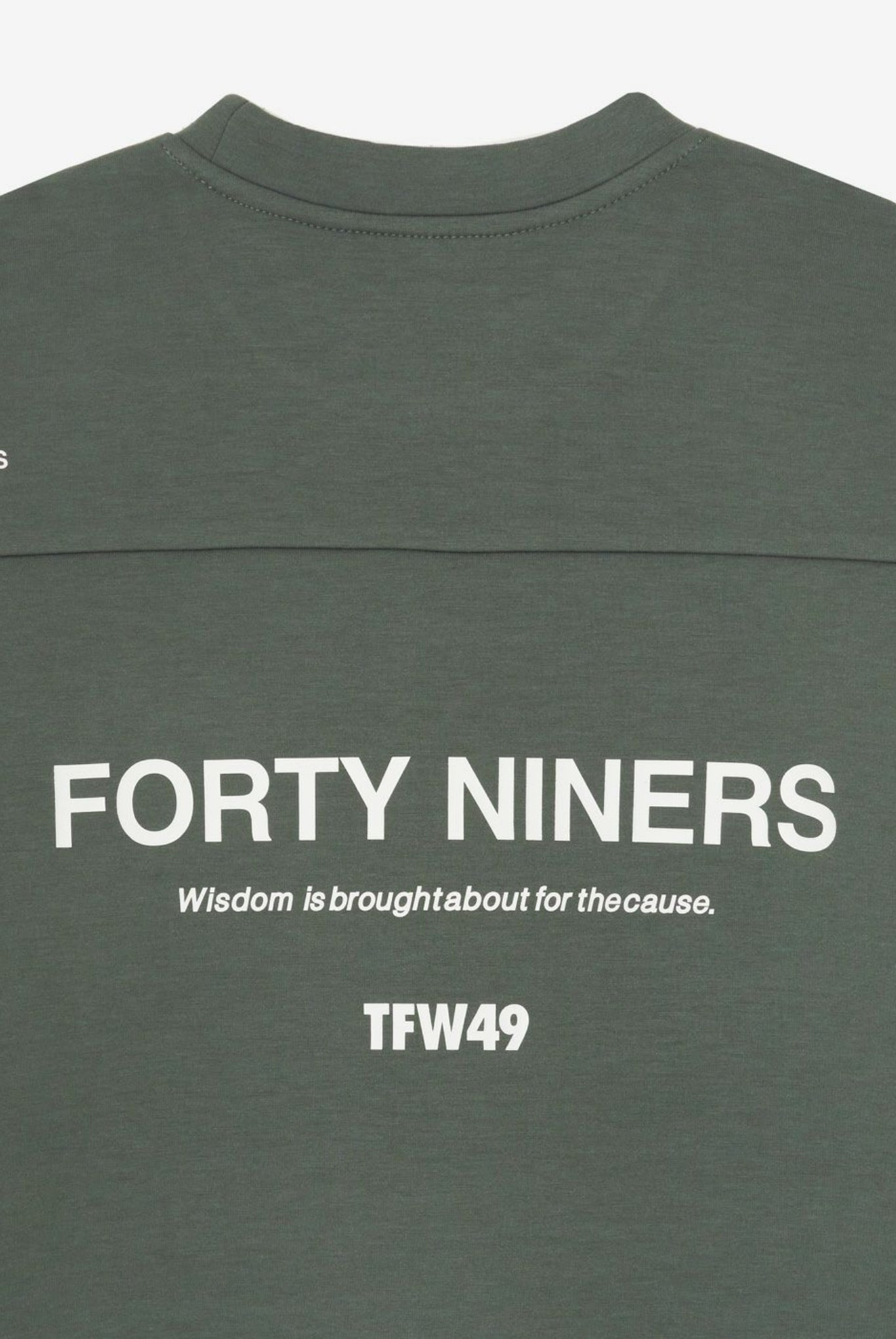 CARDBOARD MATERIAL CREW T102420021 スウェット ストレッチ ダンボールニット 軽量 ユニセックス / GREEN