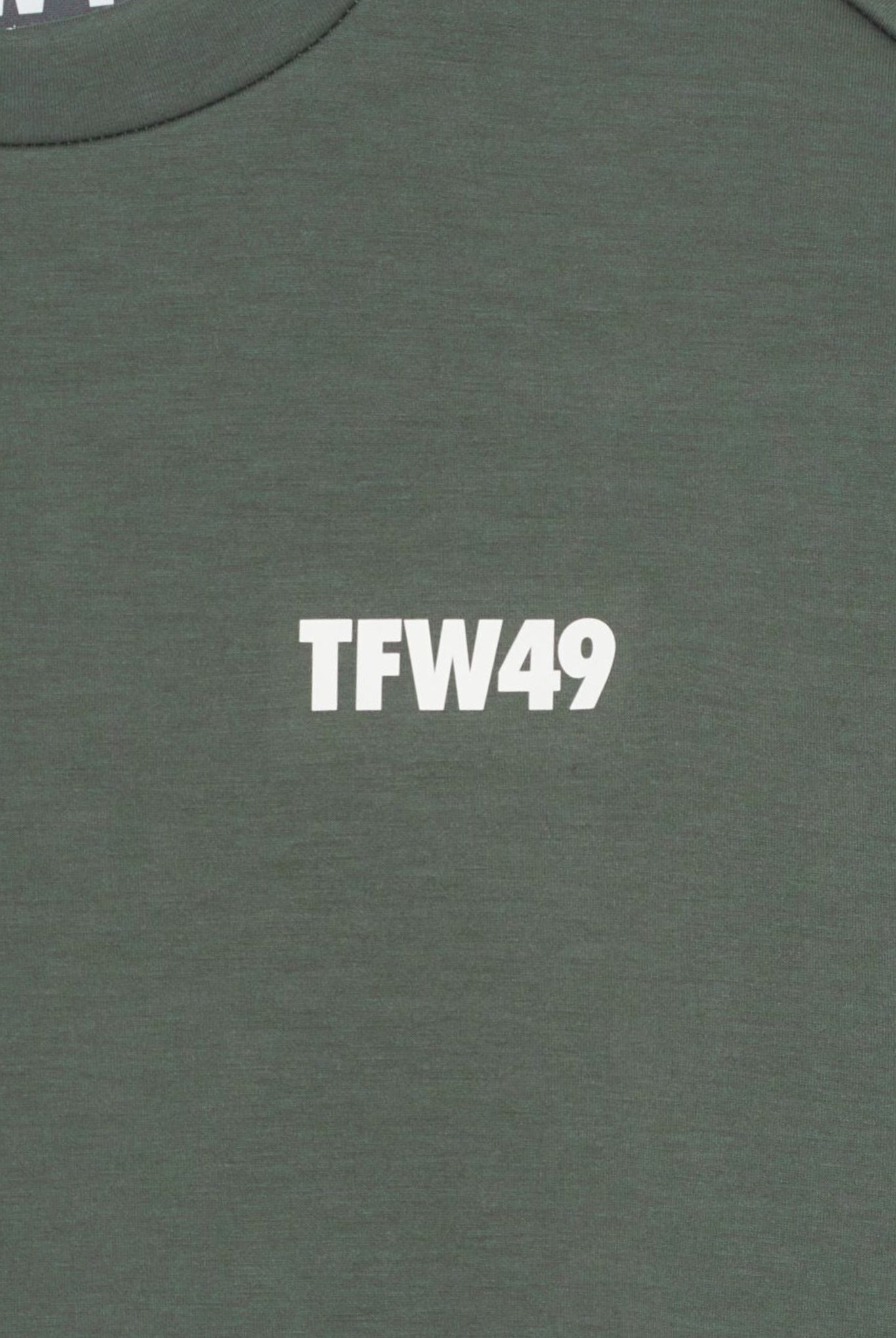 CARDBOARD MATERIAL CREW T102420021 スウェット ストレッチ ダンボールニット 軽量 ユニセックス / GREEN