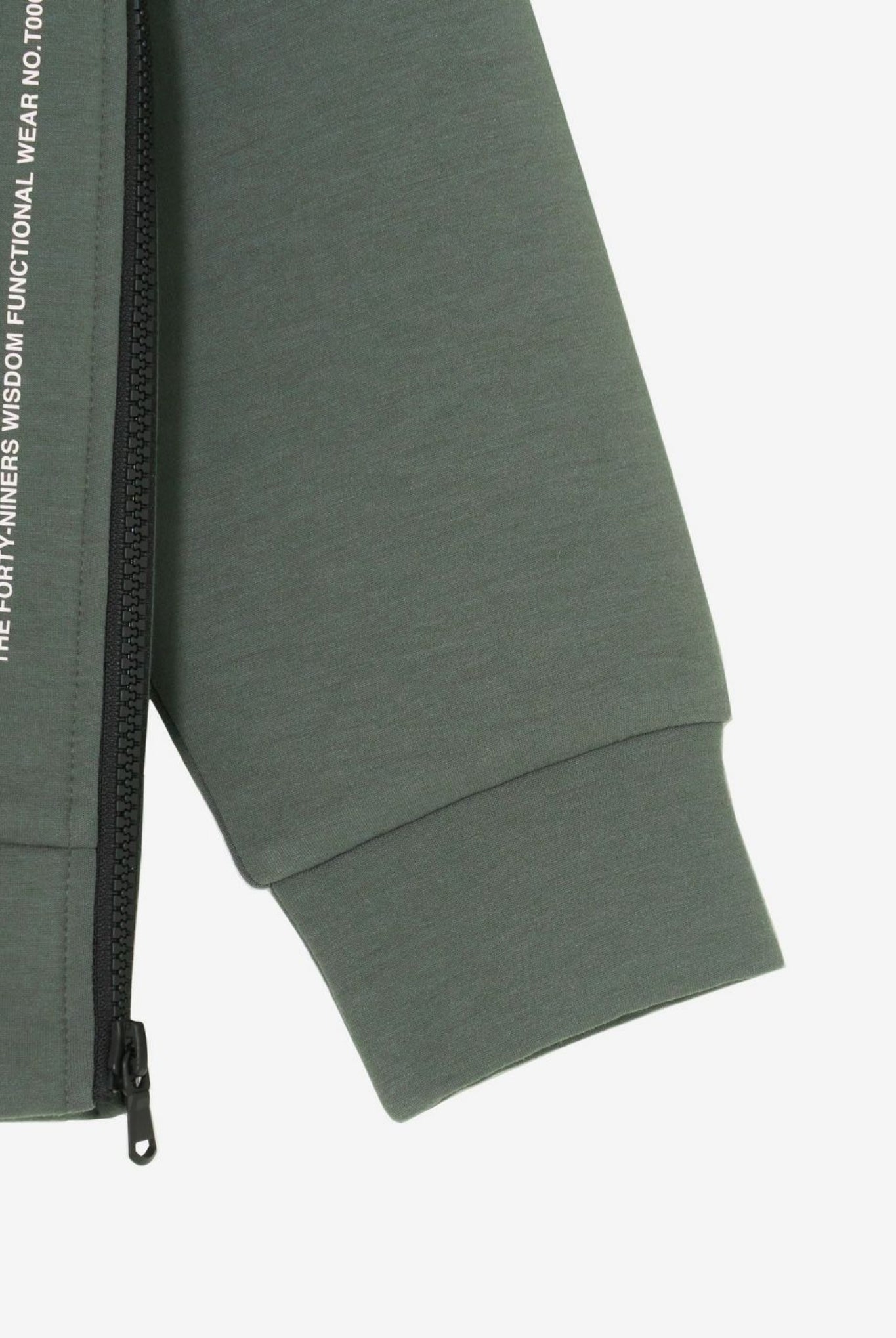 CARDBOARD MATERIAL CREW T102420021 スウェット ストレッチ ダンボールニット 軽量 ユニセックス / GREEN