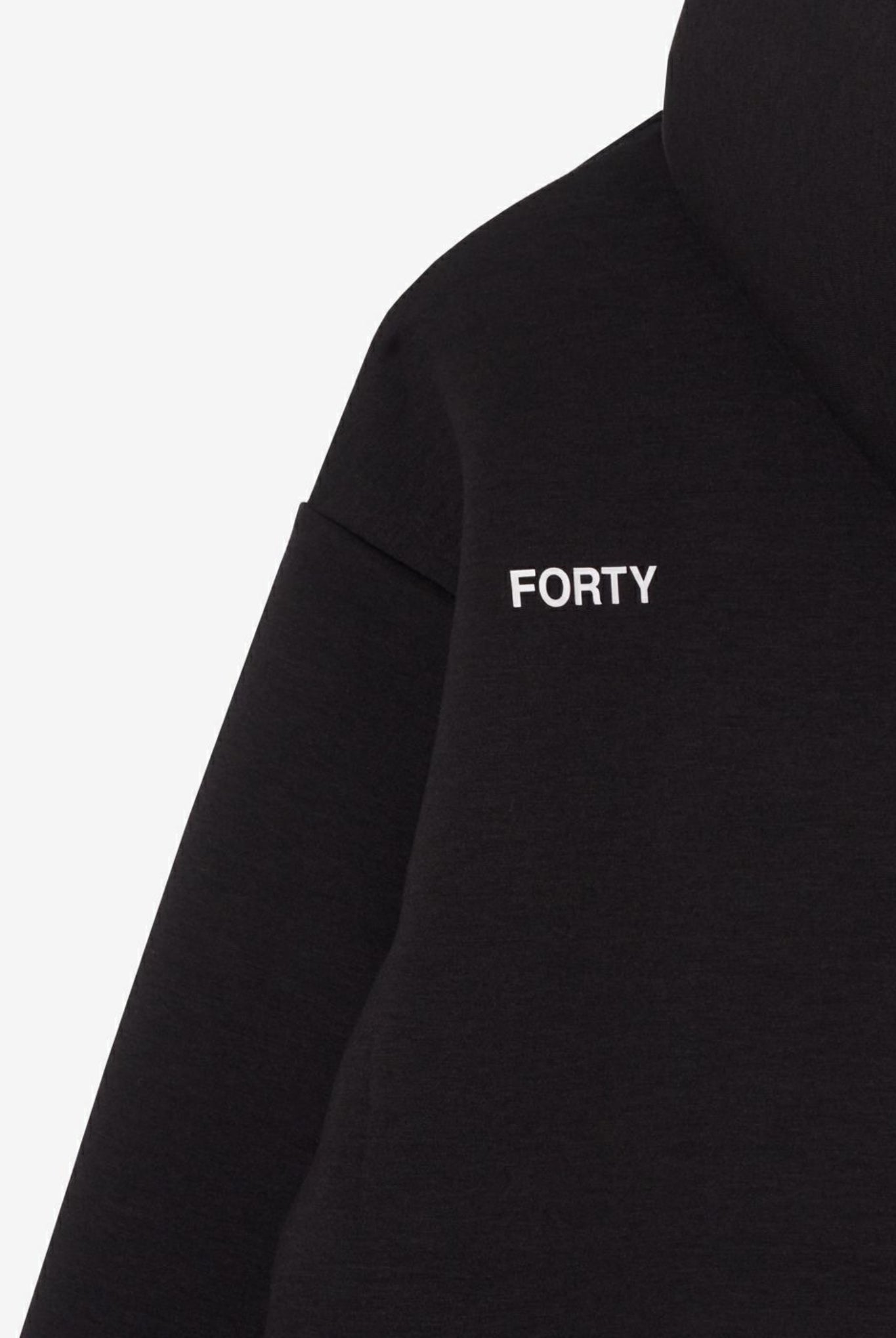 CARDBOARD MATERIAL HOODIE T102420020 フーディー ストレッチ ダンボールニット 軽量 ユニセックス / BLACK