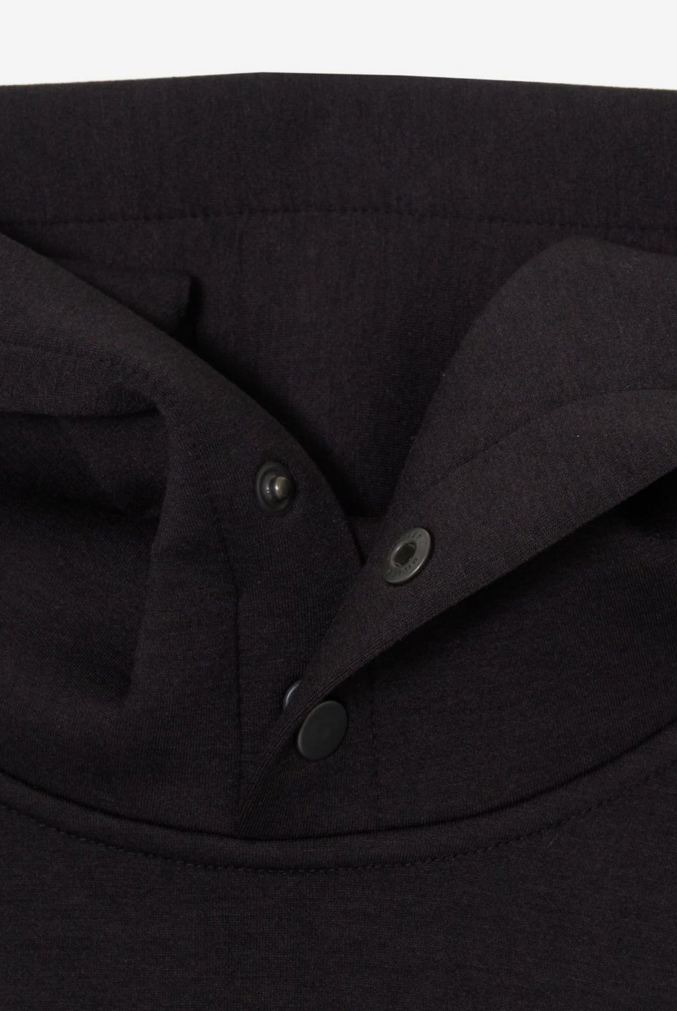 CARDBOARD MATERIAL HOODIE T102420020 フーディー ストレッチ ダンボールニット 軽量 ユニセックス / BLACK