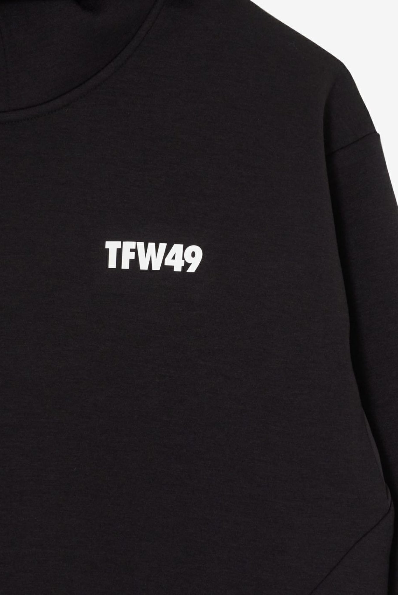CARDBOARD MATERIAL HOODIE T102420020 フーディー ストレッチ ダンボールニット 軽量 ユニセックス / BLACK