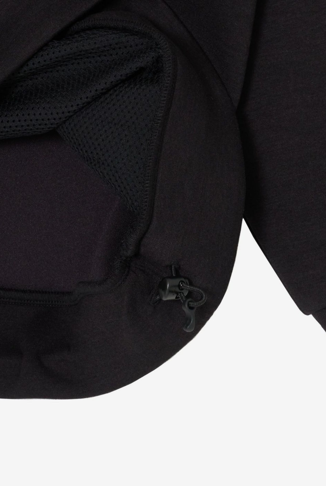 CARDBOARD MATERIAL HOODIE T102420020 フーディー ストレッチ ダンボールニット 軽量 ユニセックス / BLACK