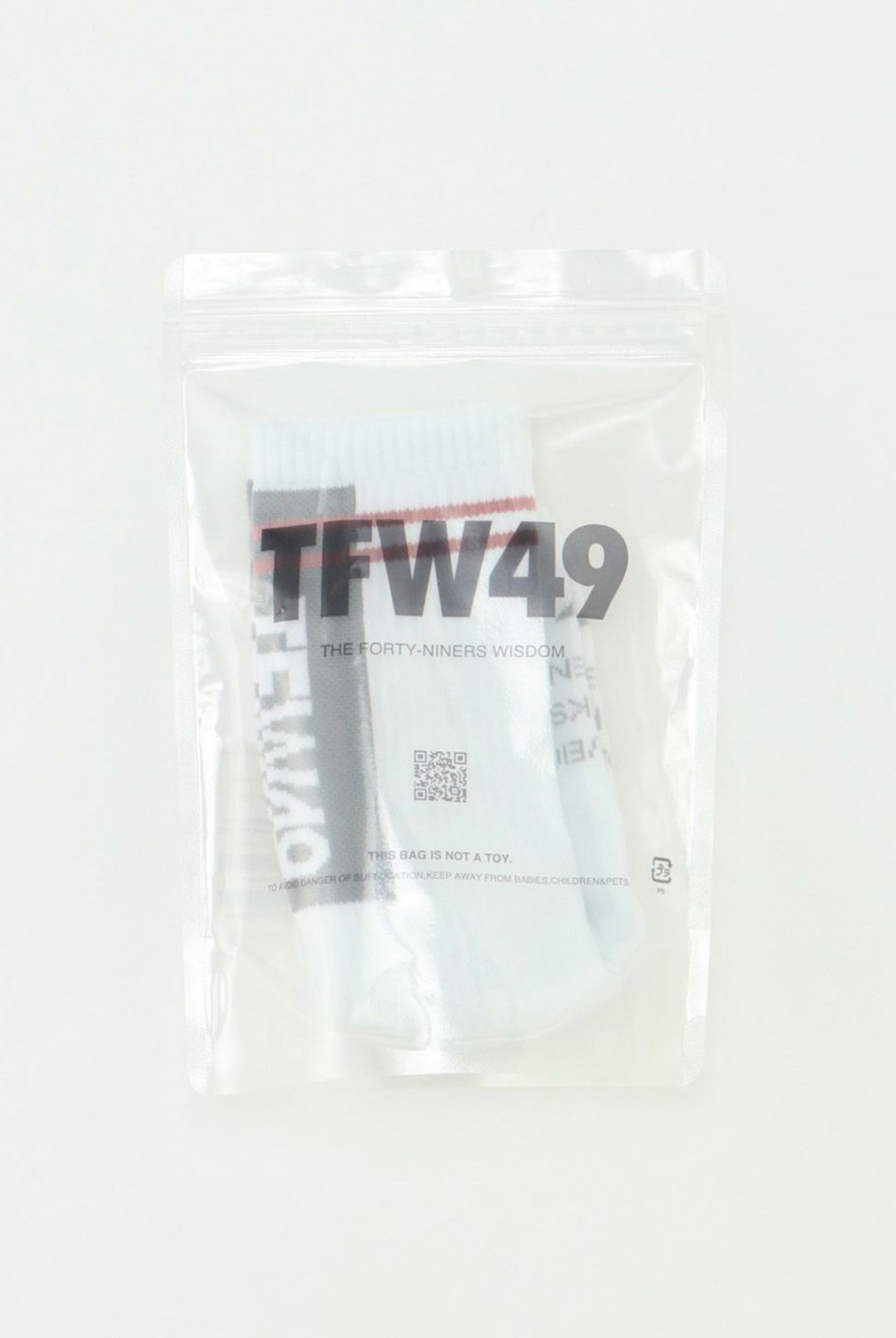 TFW MEDIUM LOGO SOX T132420008 ソックス 耐久性 日本製 / WHITExBLUE