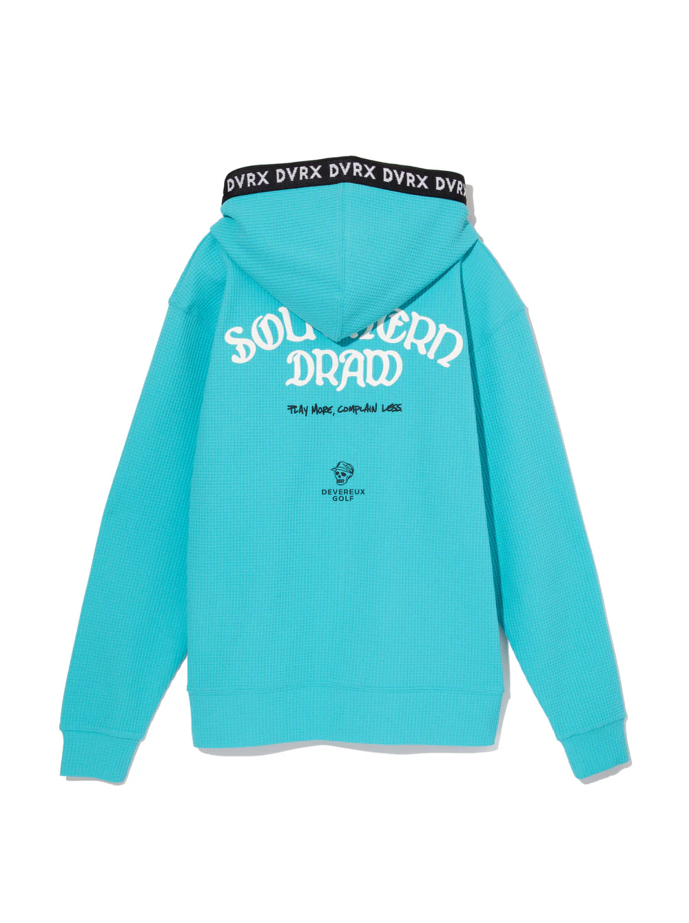 DEVEREUX GOLFSouthern DrawワッフルFull Zipロゴテープフーディー 763572110-AQUA