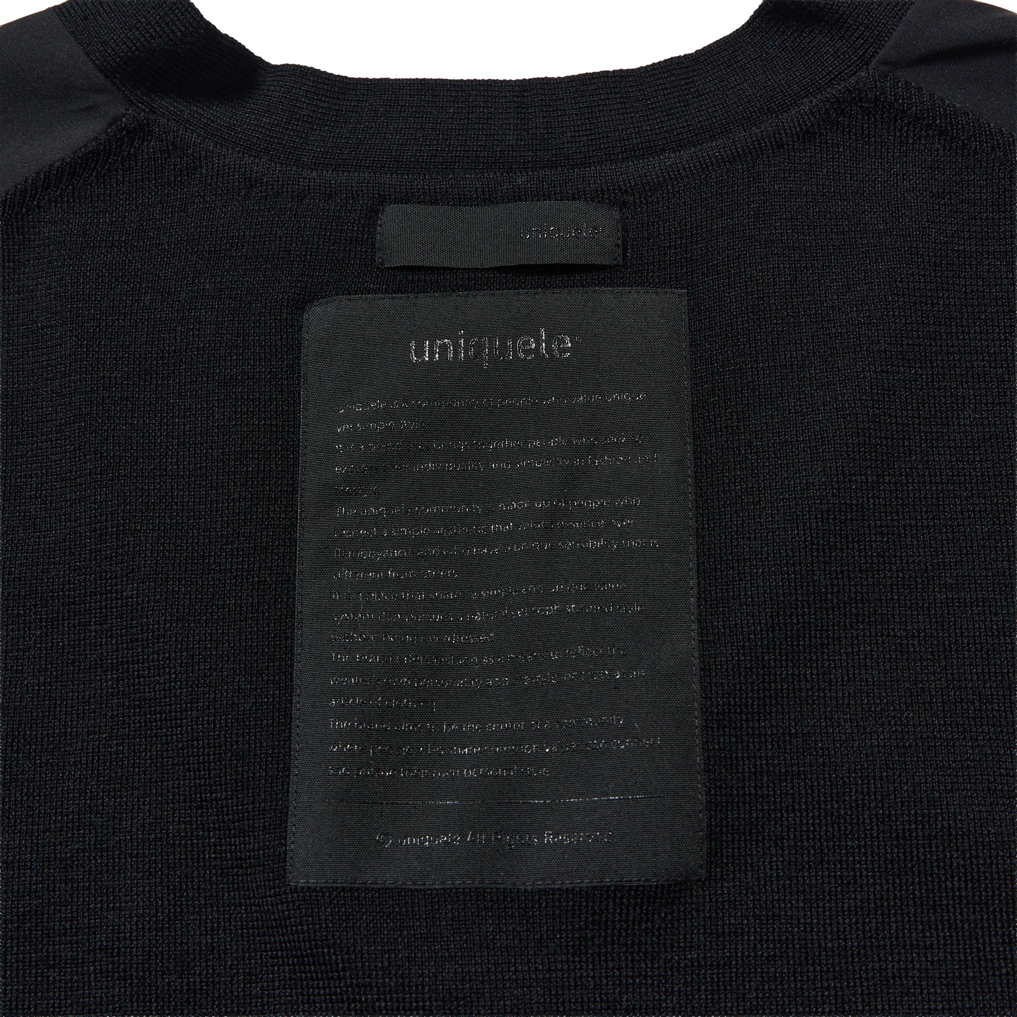 combination cardigan black CC1001