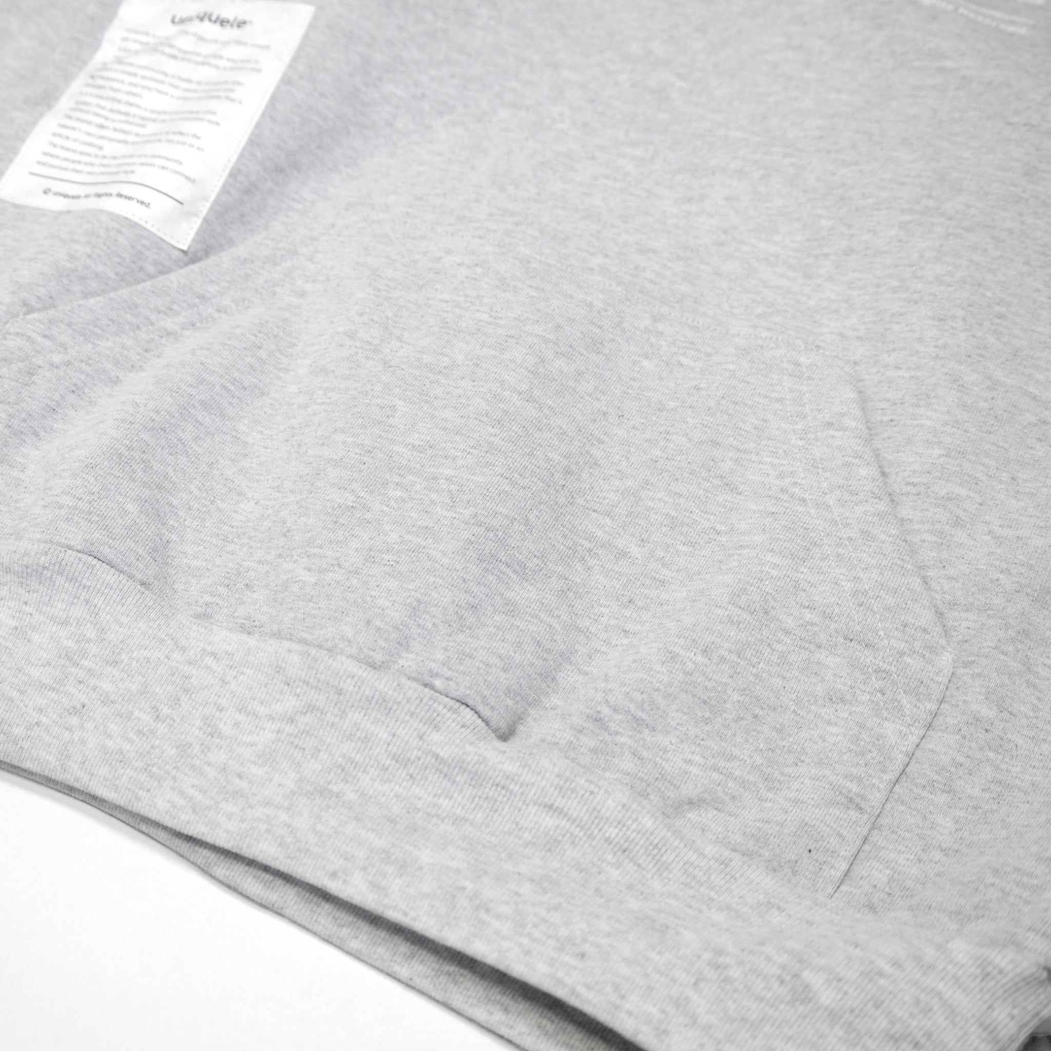 uniquele HEAVY FLEECE HOODIE スウェット フーディ FD2001 ASH GREY アッシュグレー