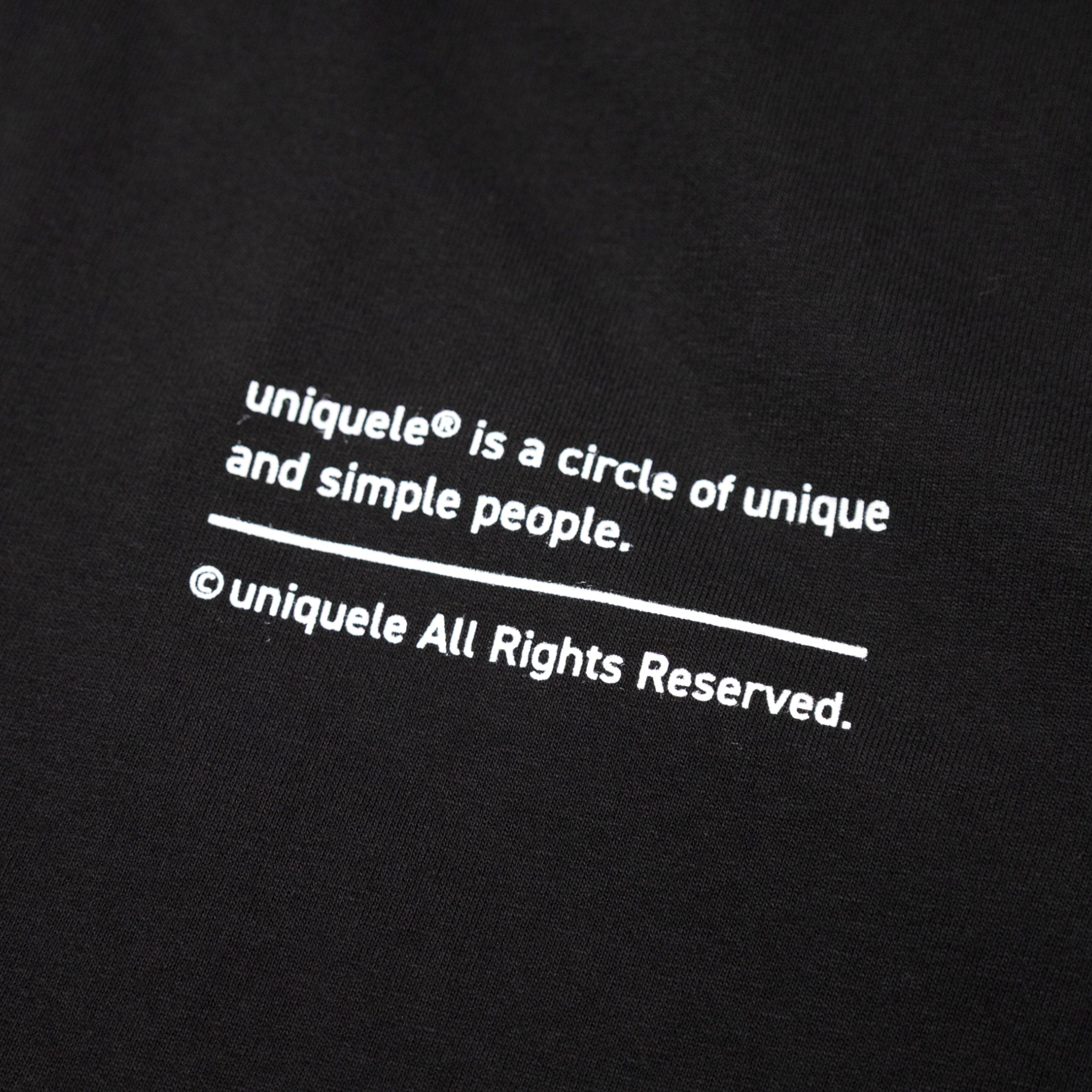 uniquele LONG SLEEVE CREW NECK T-SHIRT ロングスリーブ クルーネック ロンT LS2001 BLACK ブラック
